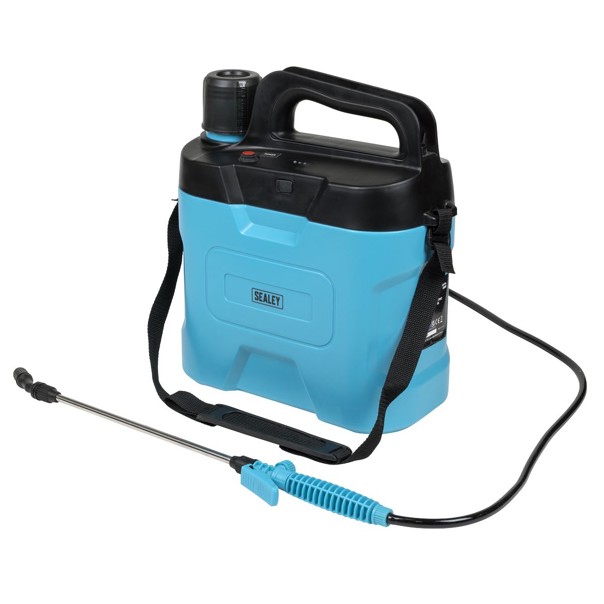 Sealey Rechargeable Electric Pressure Sprayer 8L  White Rose Tools
