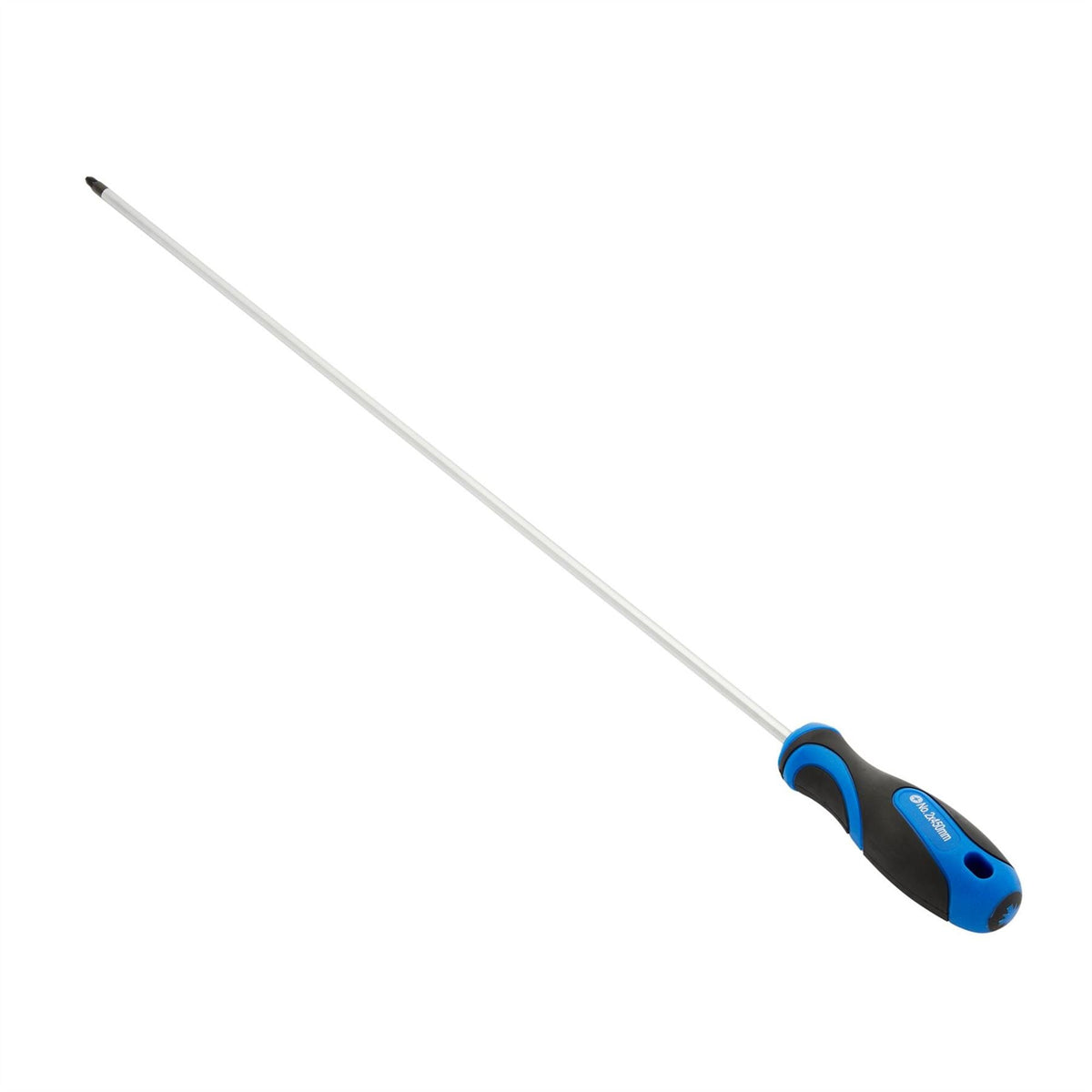 Draper Extra Long Reach Soft Grip PZ Type Screwdriver No.2 x 450mm 69472  White Rose Tools