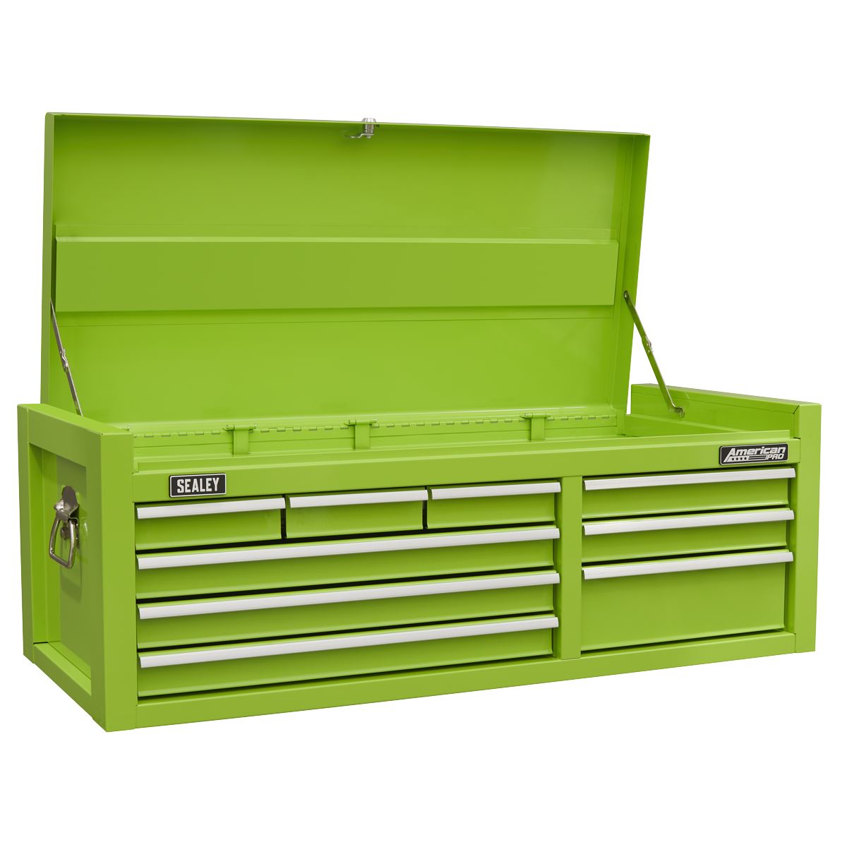 Sealey American Pro Topchest 9 Drawer with Ball Bearing Slides - Green 
