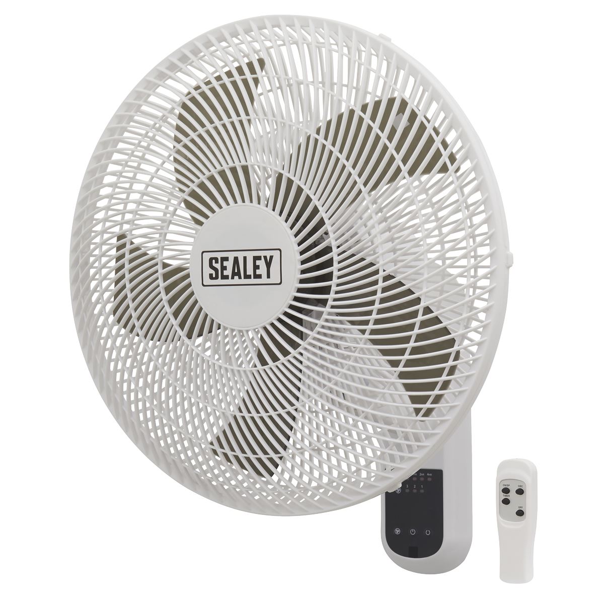 Sealey Wall Fan Remote Control 18" 3-Speed 230V Air Cooler 