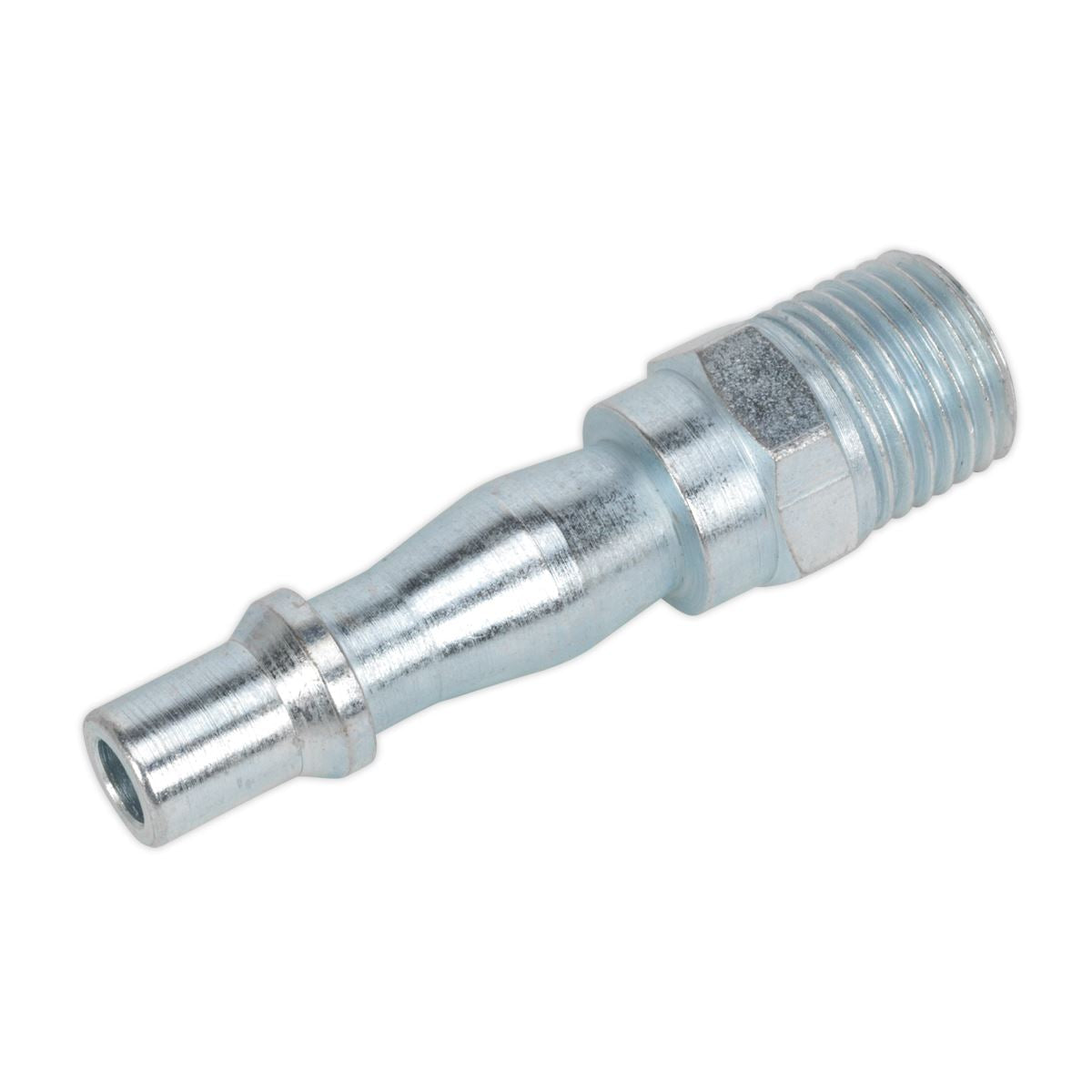 Sealey 5 Pack 1/4" BSPT Male Screwed Bayonet Adaptor Air Line Fitting Connector 