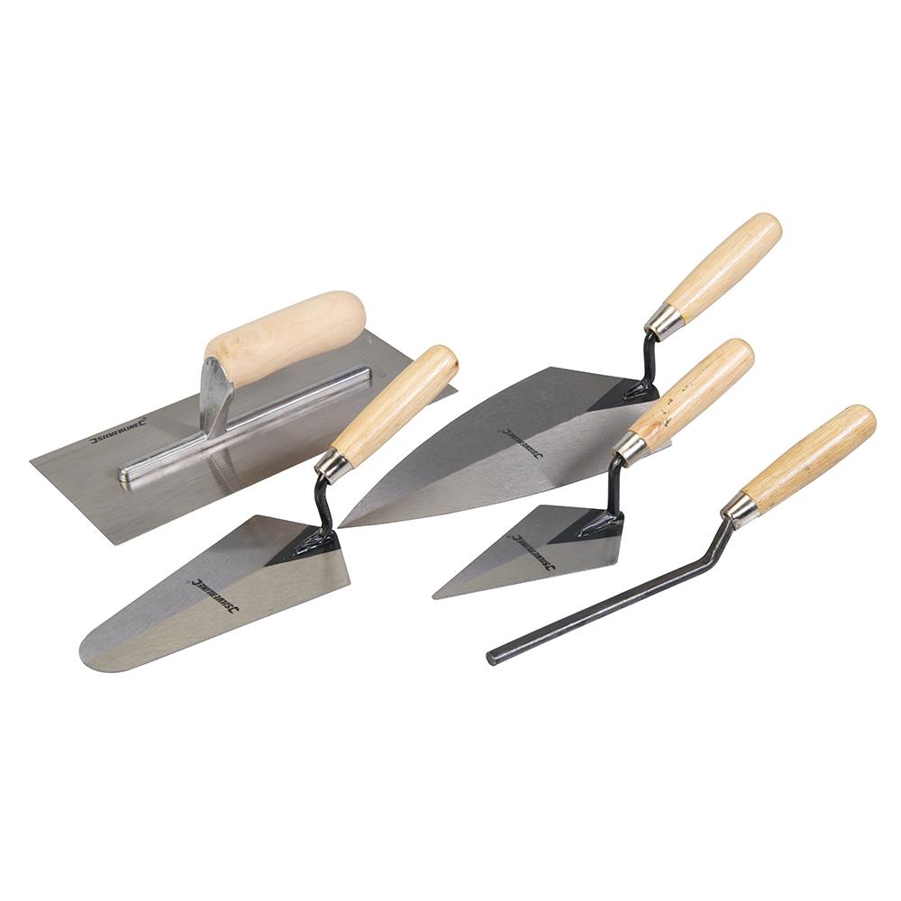 Silverline Trade Trowel Set 5pce CB60