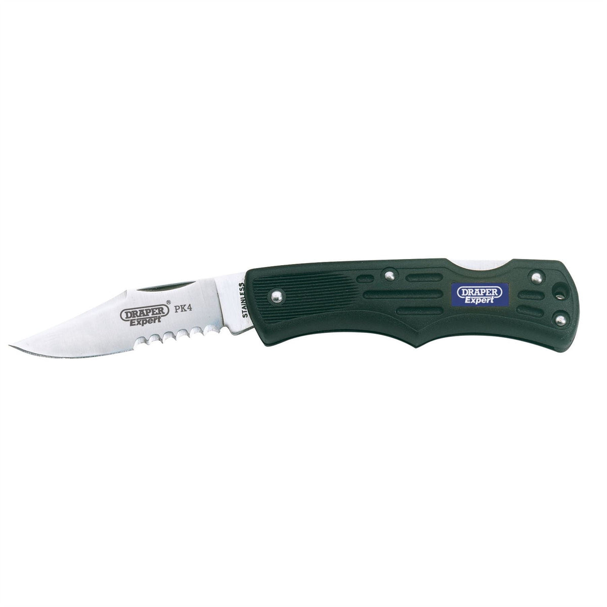 Draper Expert Dual Edge Folding Pocket Knife 66255  White Rose Tools
