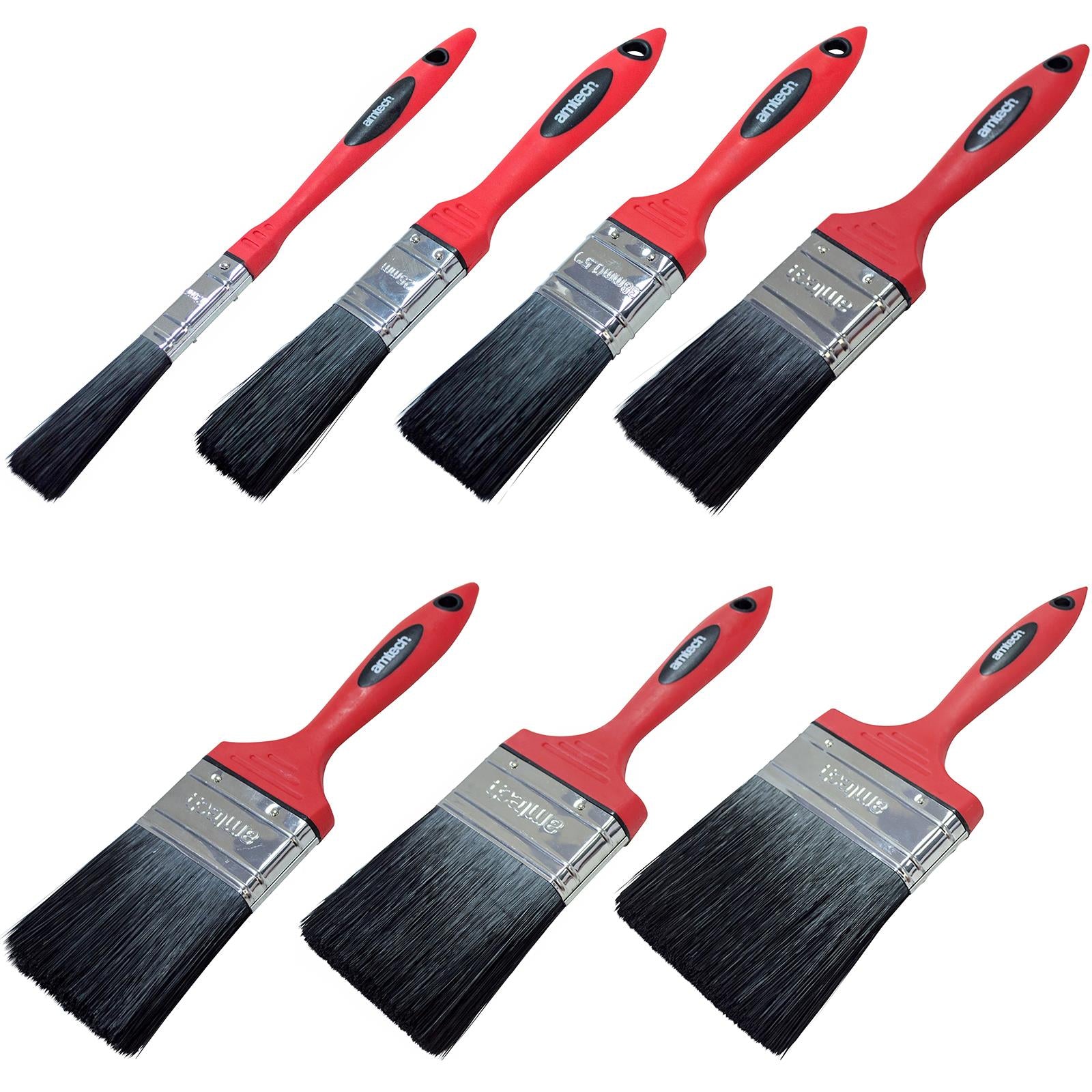 Amtech Soft Handle No Loss Paint Brushes 12-100mm