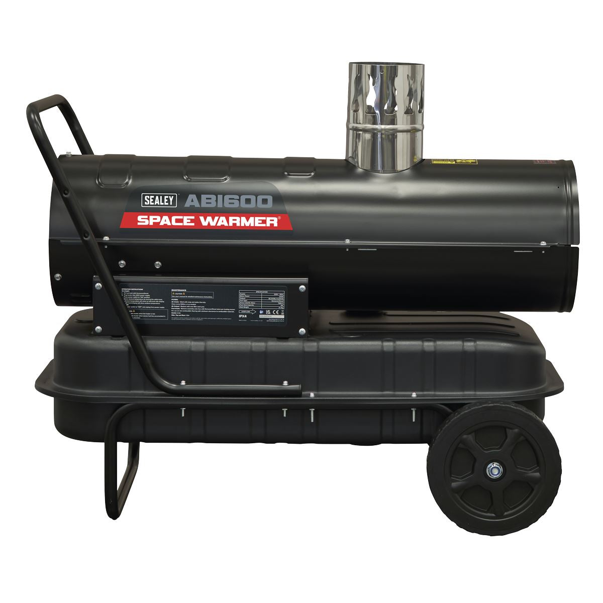 Sealey Space Warmer® Indirect Kerosene/Diesel Heater with Wheels 68,000Btu/hr