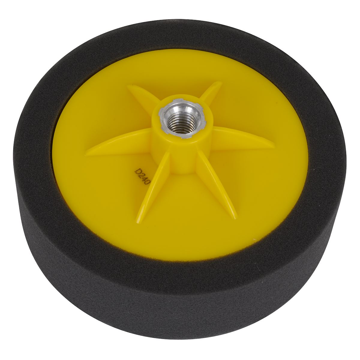 Sealey Buffing & Polishing Foam Head Ø150 x 50mm M14 x 2mm Black/Soft