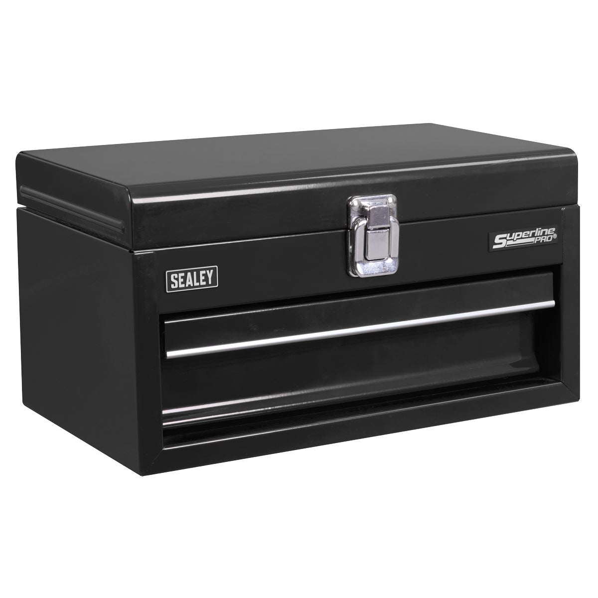 Sealey Superline Pro 1 Drawer Mini Toolbox Black  White Rose Tools