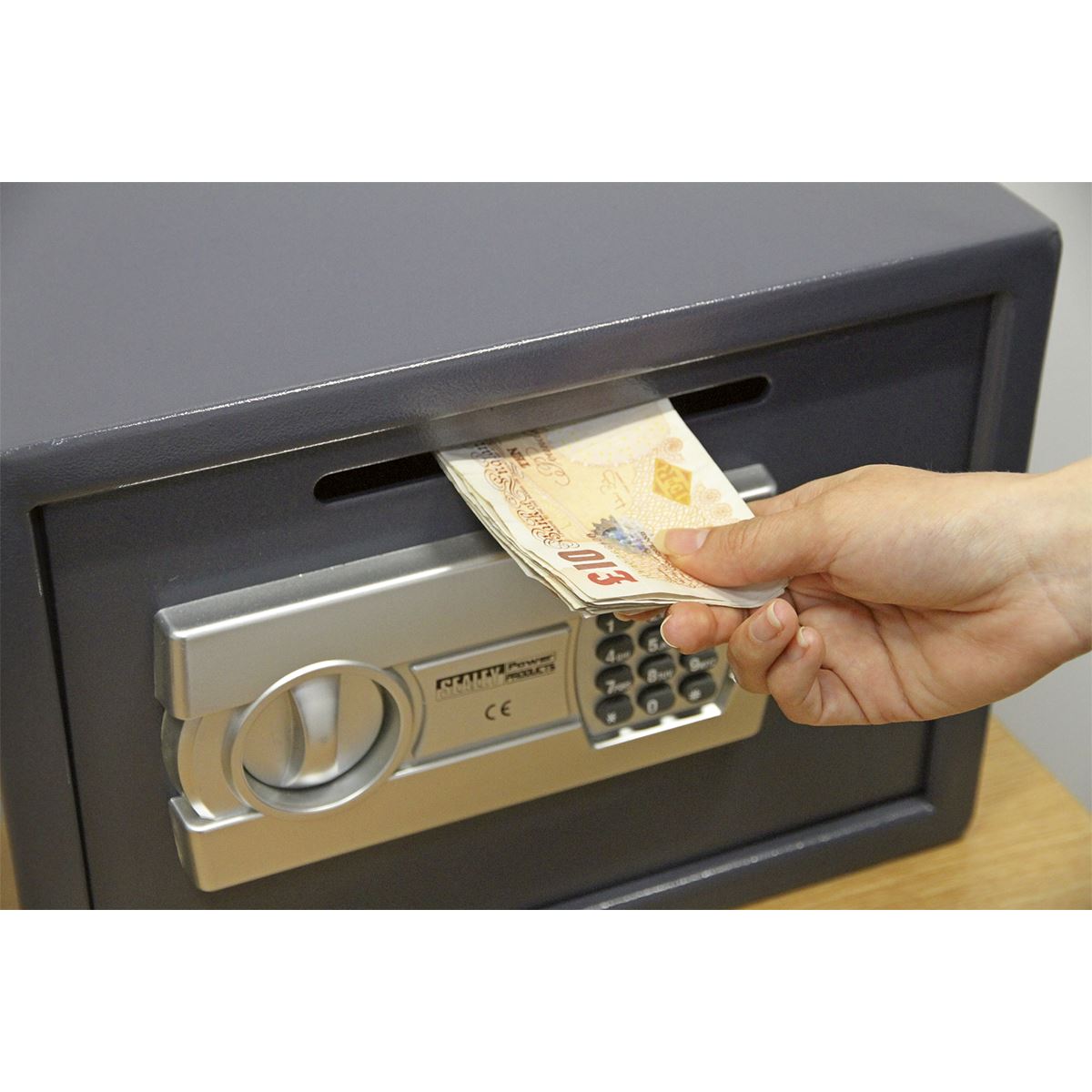 Sealey Electronic Combination Security Safe with Deposit Slot 350 x 250 x 250mm 