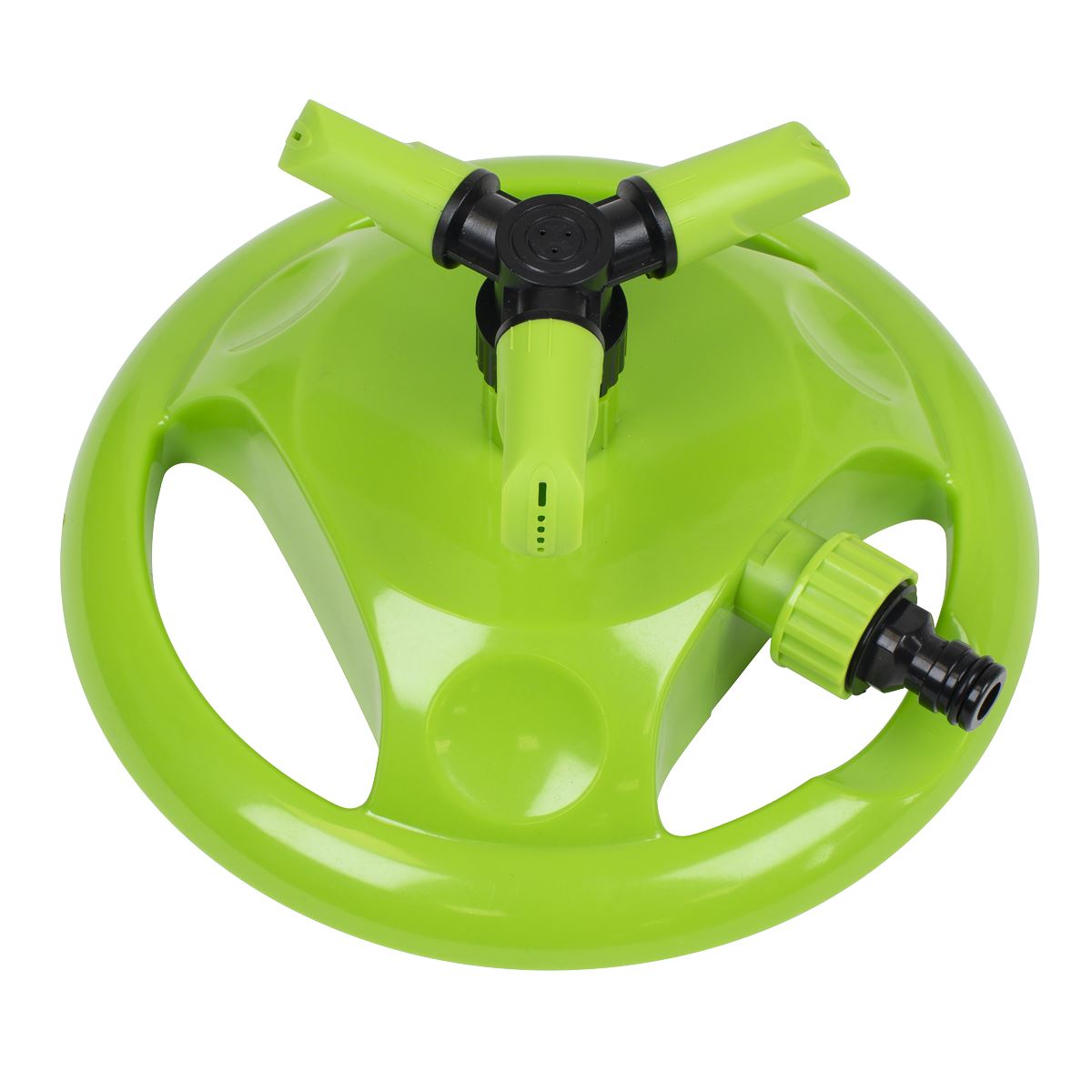 Sealey Adjustable Rotating Garden Sprinkler 3-Arm  White Rose Tools