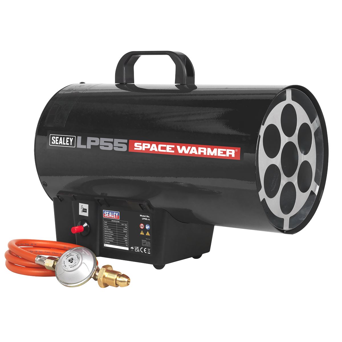 Sealey Space Warmer® Propane Heater 54,500Btu/hr(16kW)