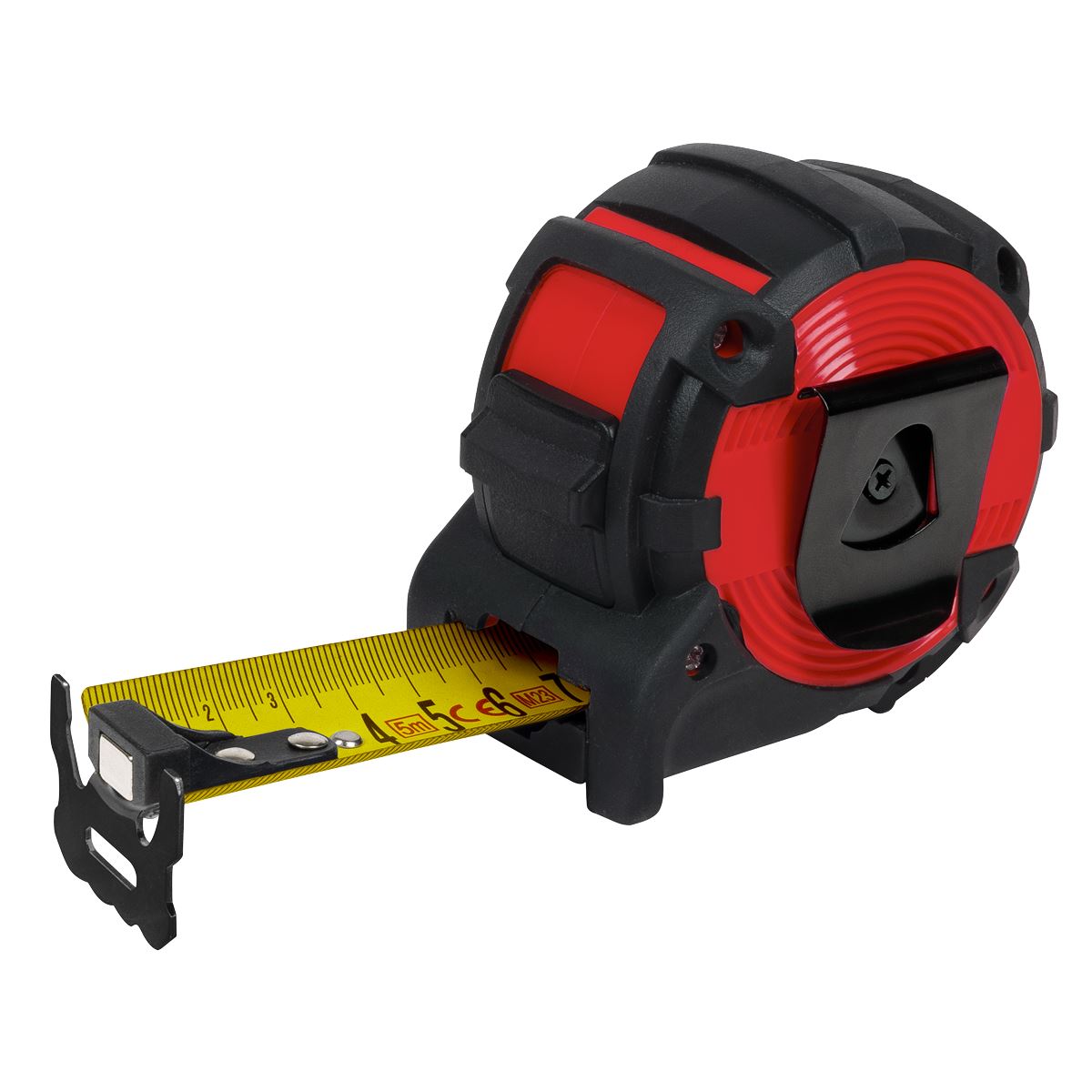 Sealey Premier Metric/Imperial Tape Measure Extra-Wide Blade 5m(16ft) x 32mm  White Rose Tools