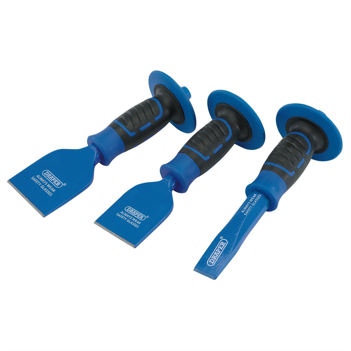 Draper Bolster and Chisel Set (3 Piece) 70375  White Rose Tools