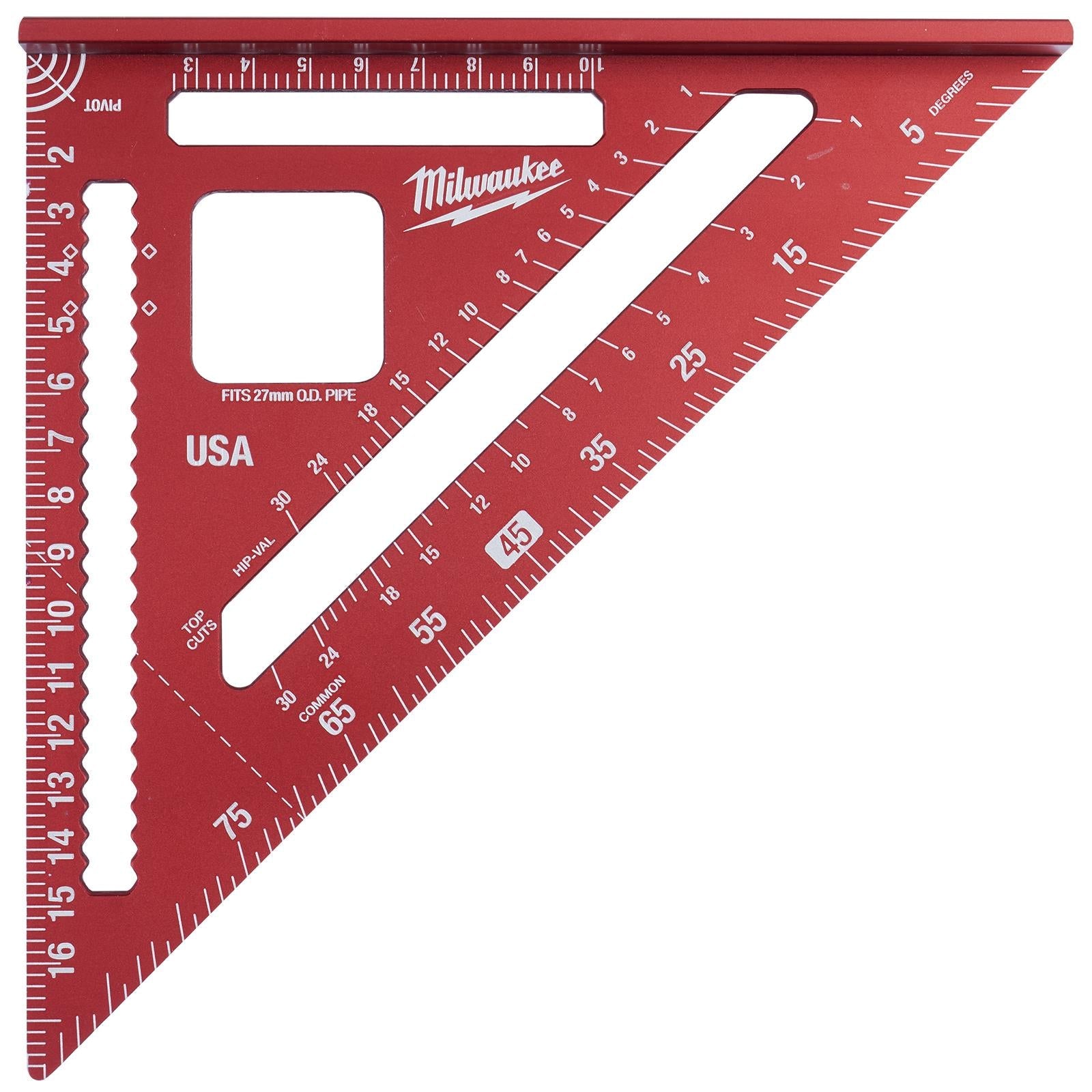 Milwaukee Rafter Roofing Square Metric 180mm 
