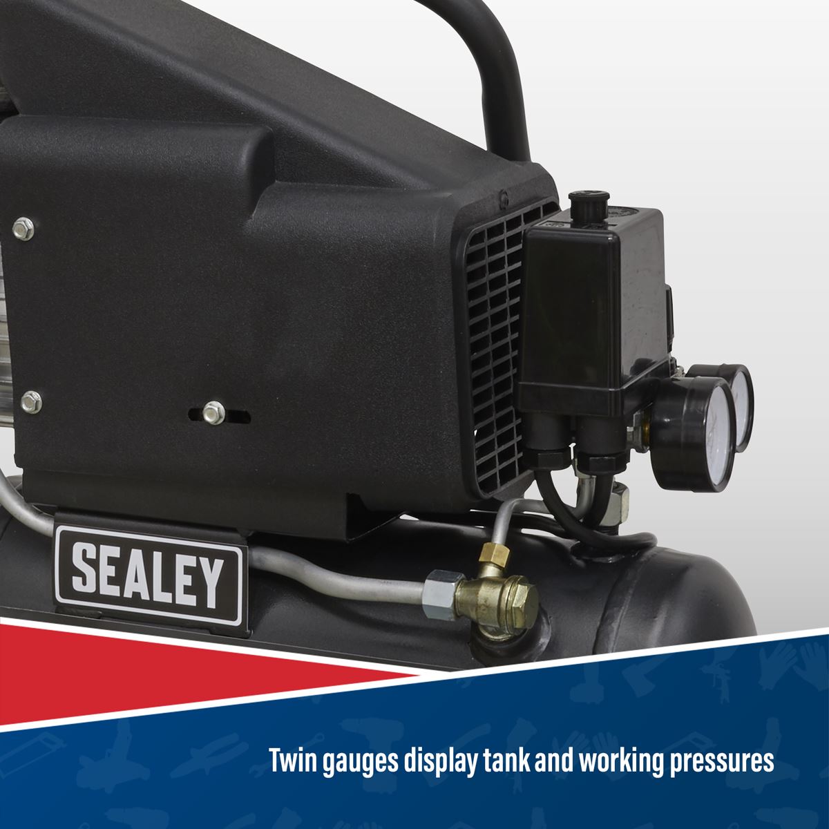 Sealey 6L Direct Drive Air Compressor 1hp