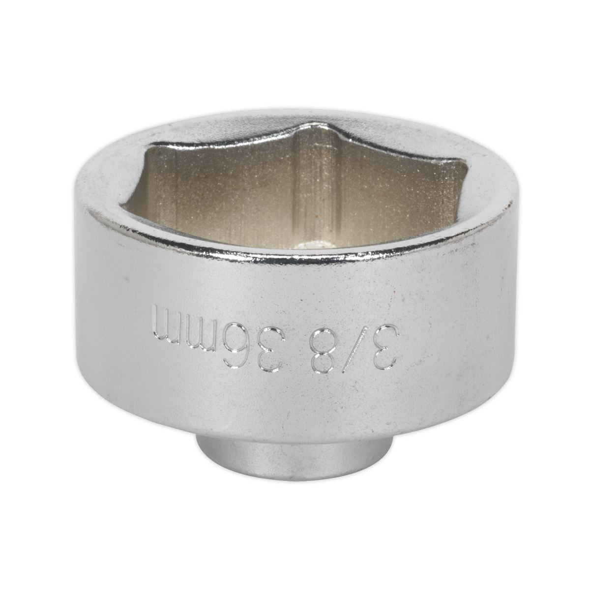 Sealey Low Profile Oil Filter Socket 36mm 3/8"Sq Drive 