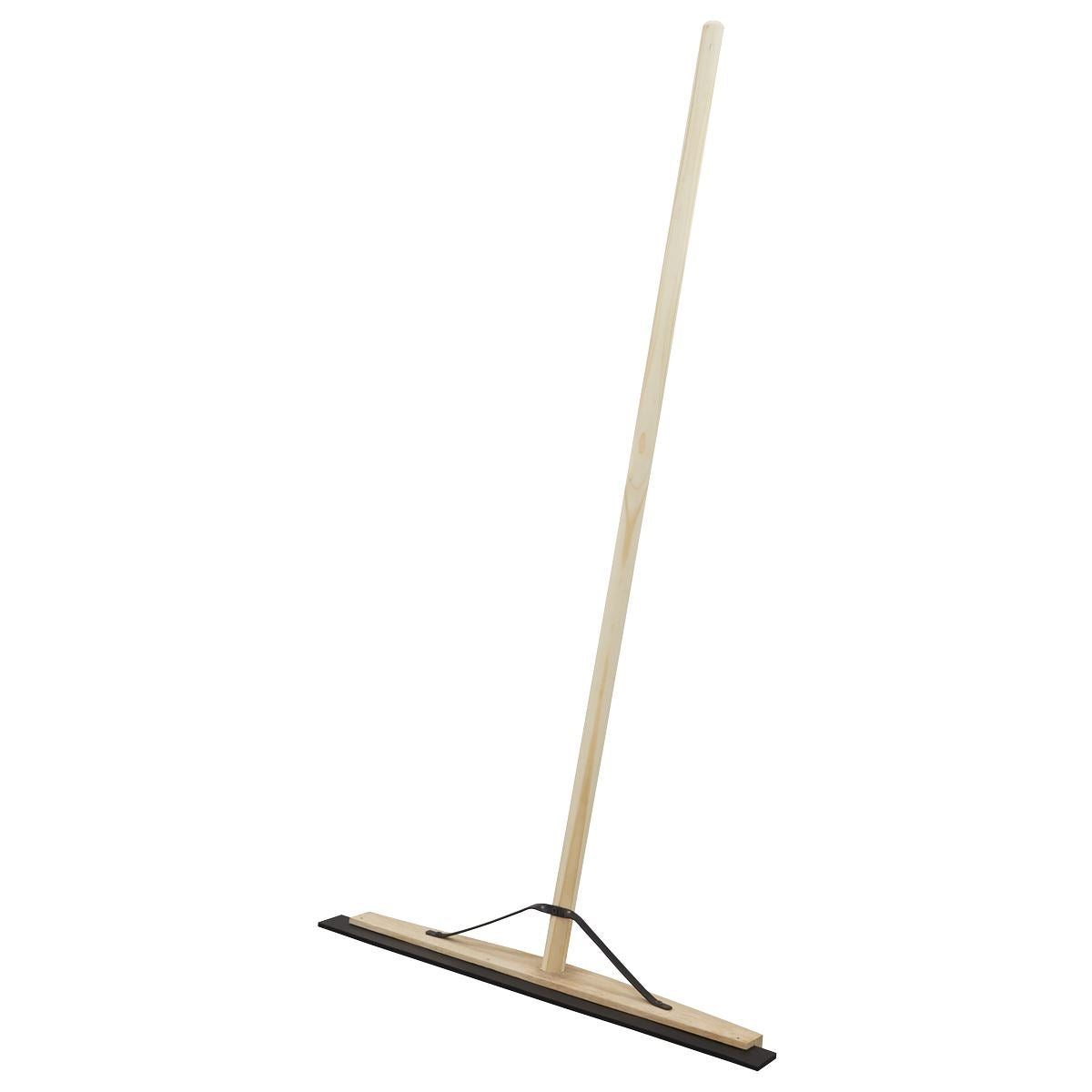 Sealey Rubber Floor Squeegee 24"(600mm) with Wooden Handle