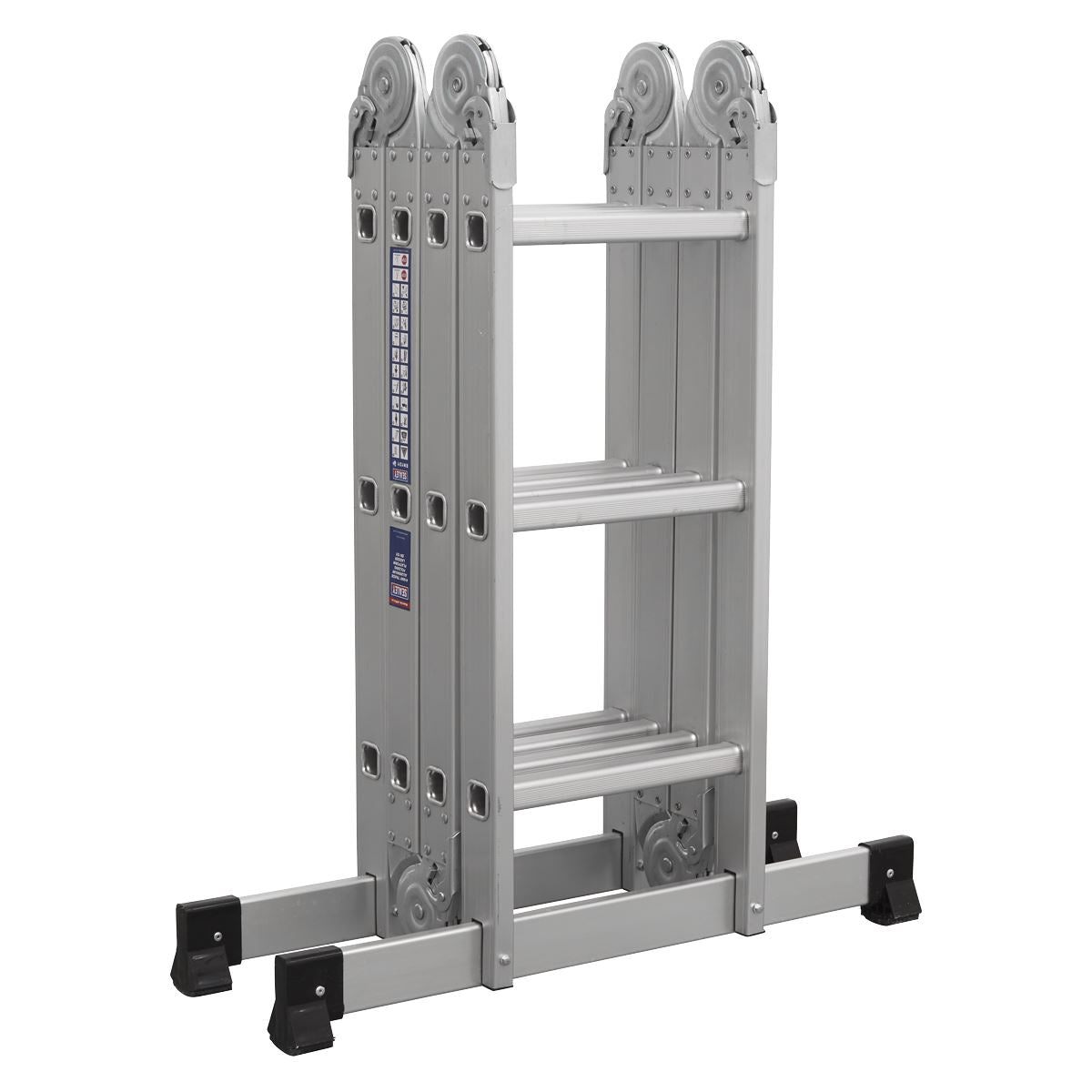 Sealey Aluminium Folding Platform Ladder 4-Way EN 131 