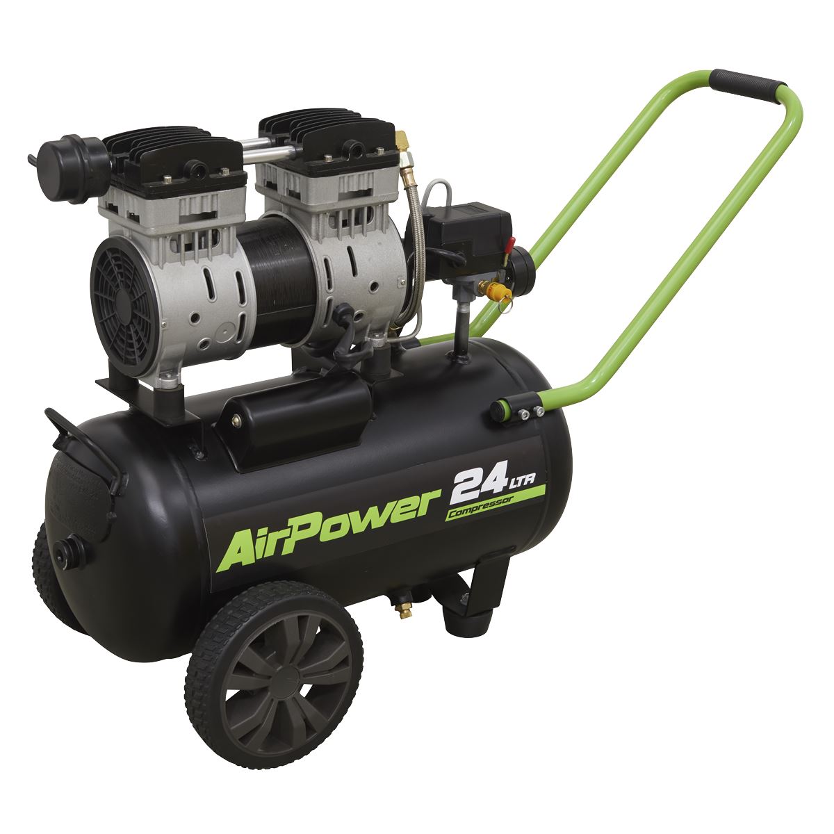 Sealey 24L Low Noise Direct Drive Air Compressor 1hp