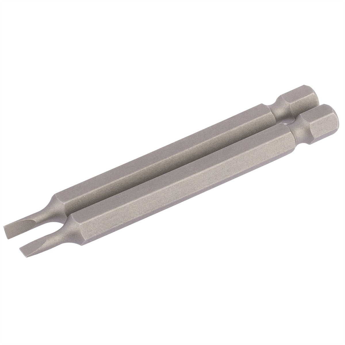 Draper Plain Slot Insert Bit 3mm 1/4" Hex 75mm Long (Pack of 2) 64292  White Rose Tools