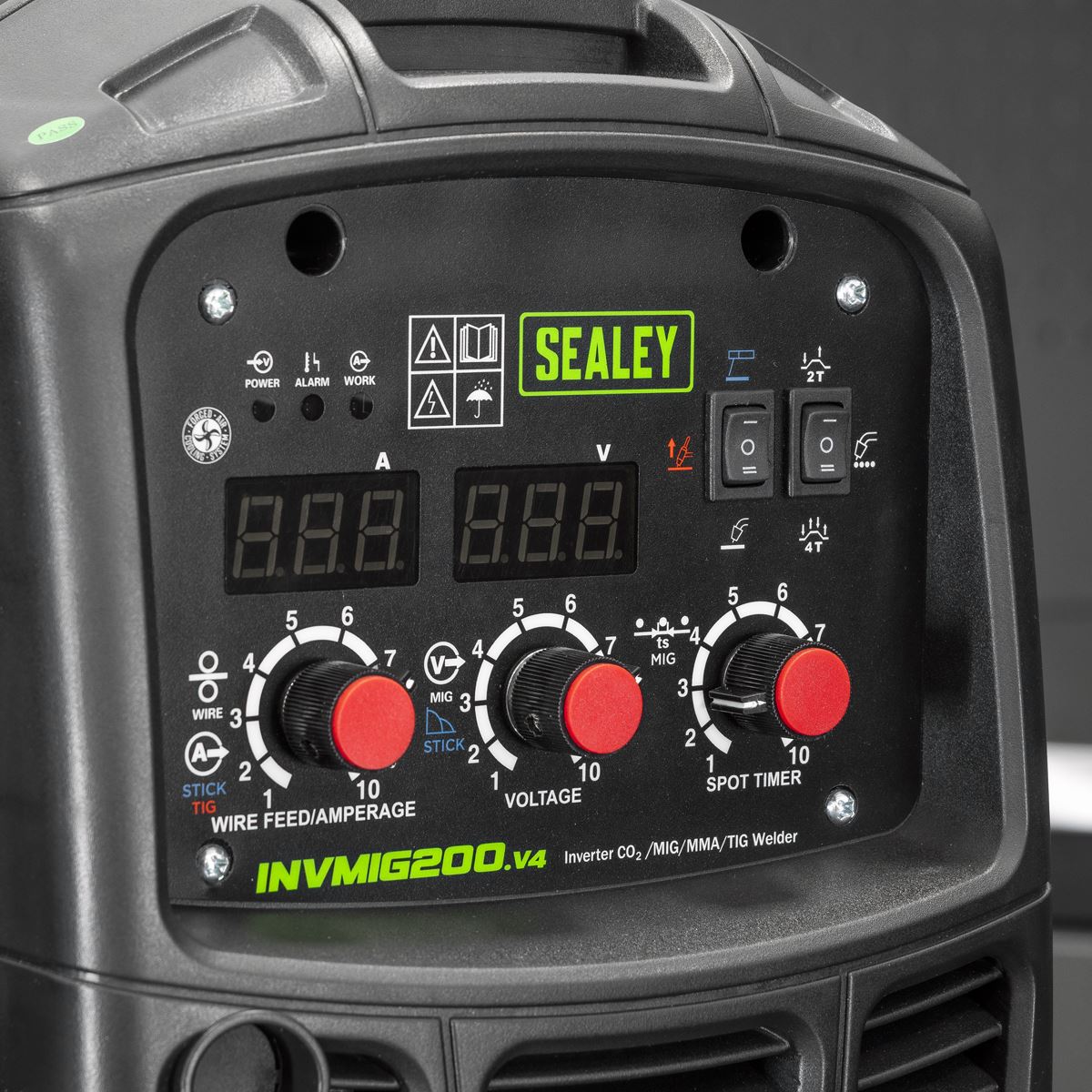 Sealey Premier Inverter Welder MIG, TIG & MMA 200A 