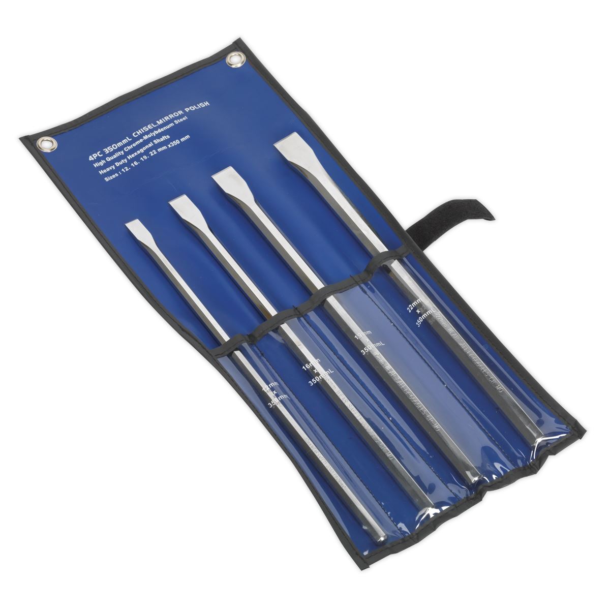 Sealey Premier Chisel Set 4pc Extra-Long 