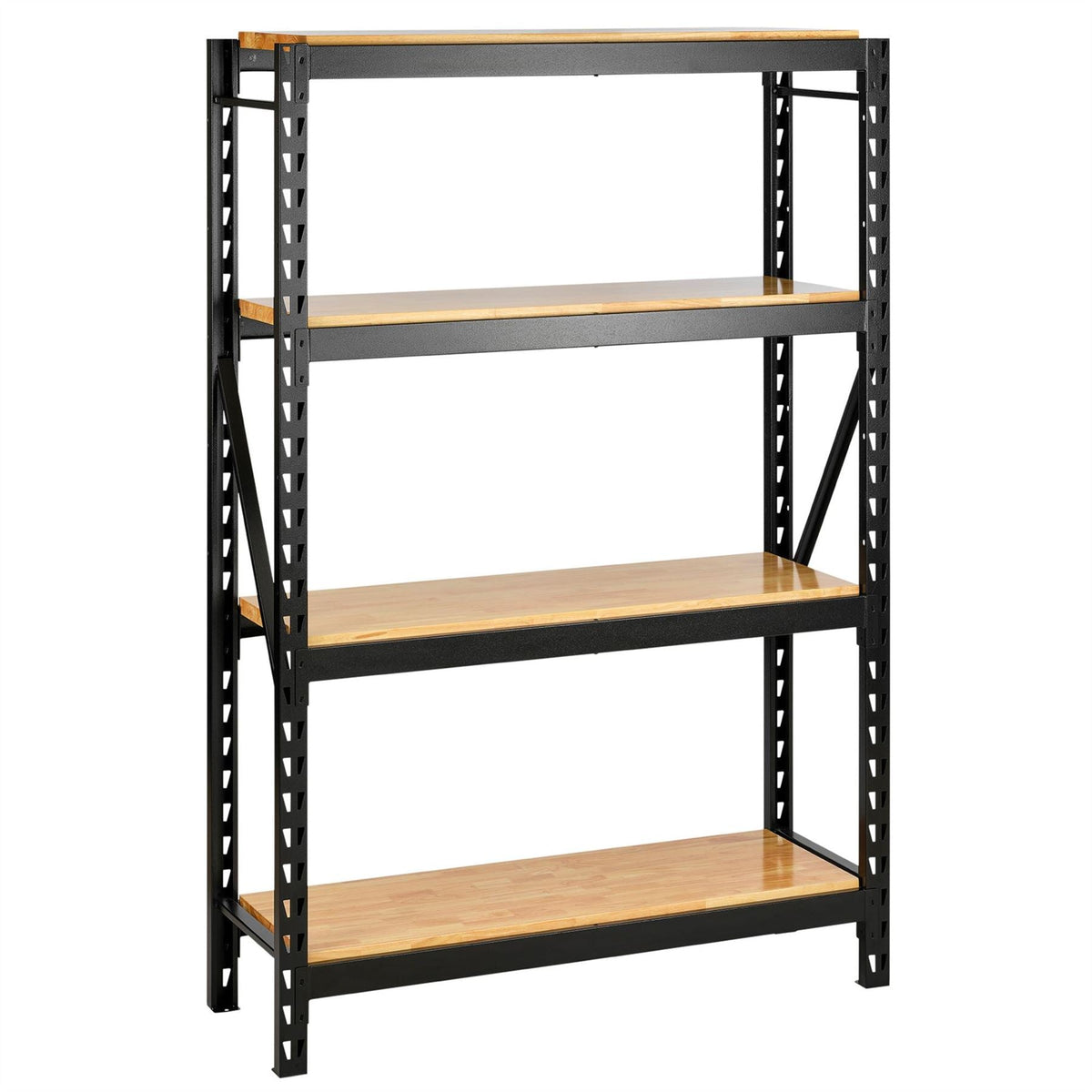 BUNKER 21 Piece Modular 4 Tier Racking with Hardwood Shelving 750mm 32488  White Rose Tools