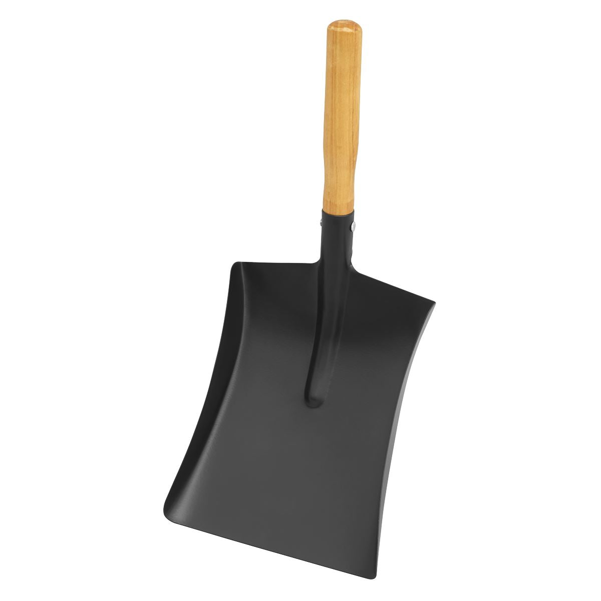 Sealey Coal shovel 8" with 228mm Wooden Handle 