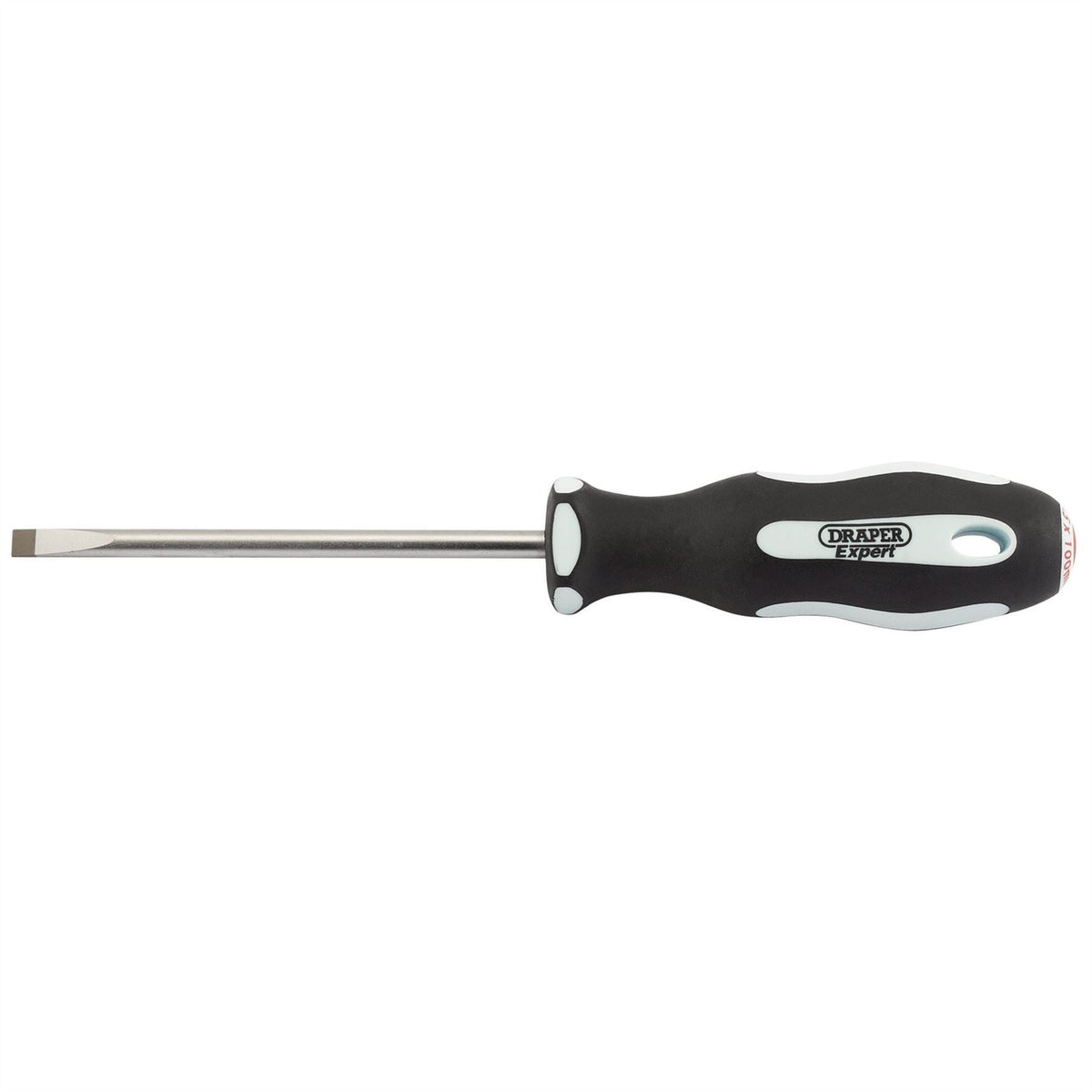 Draper Expert Plain Slot Soft Grip Parallel Tip Screwdriver 5.5 x 100mm 34973  White Rose Tools