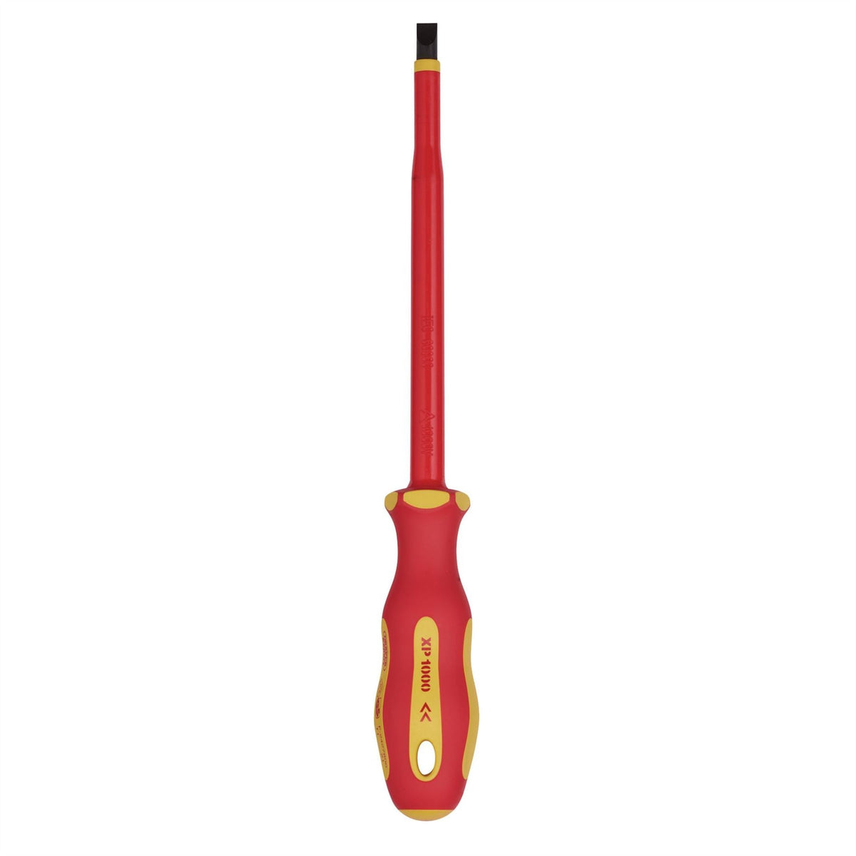 Draper XP1000 VDE Plain Slot Screwdriver 8 x 175mm 64426  White Rose Tools