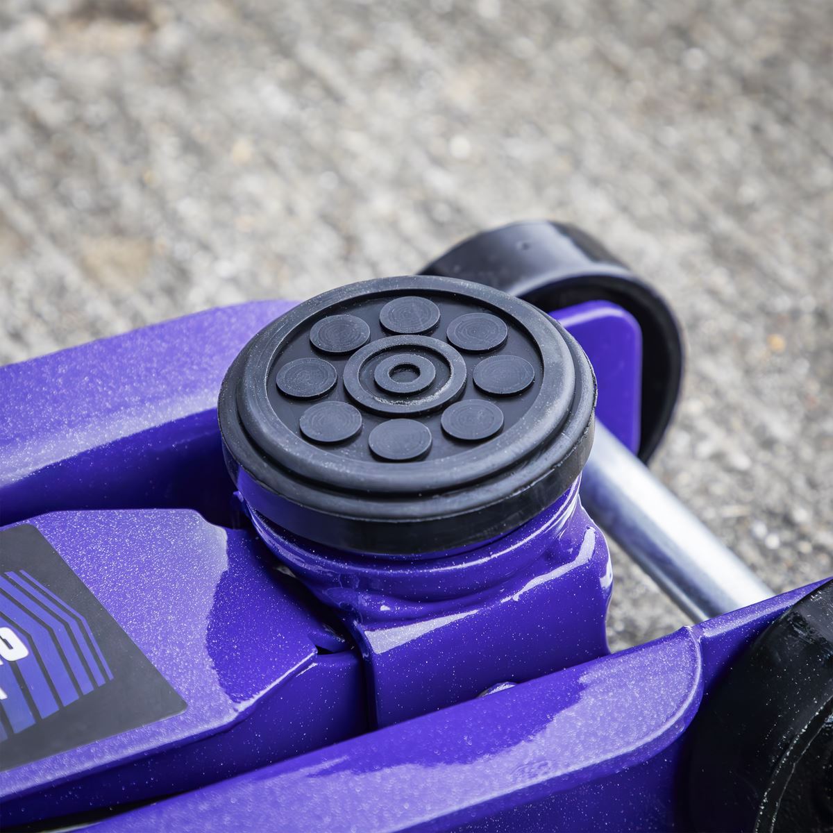 Sealey Low Profile Short Chassis Trolley Jack 2 Tonne - Purple  White Rose Tools