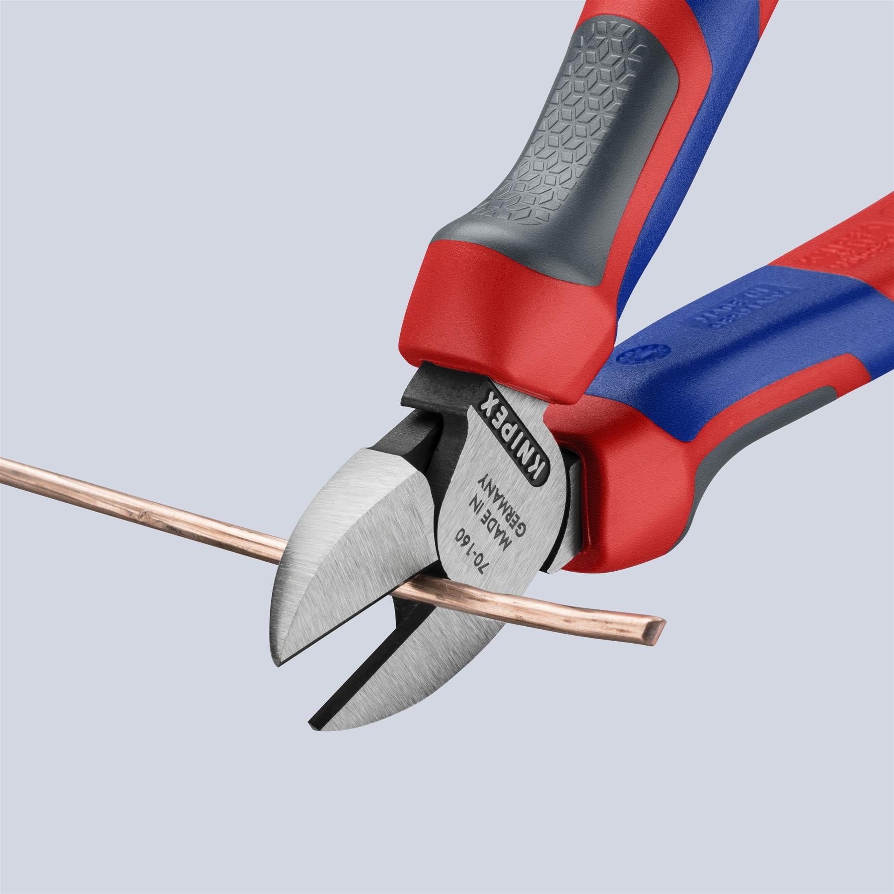 KNIPEX Diagonal Side Cutting Pliers Snips 160mm with Comfort Handles 70 02 160