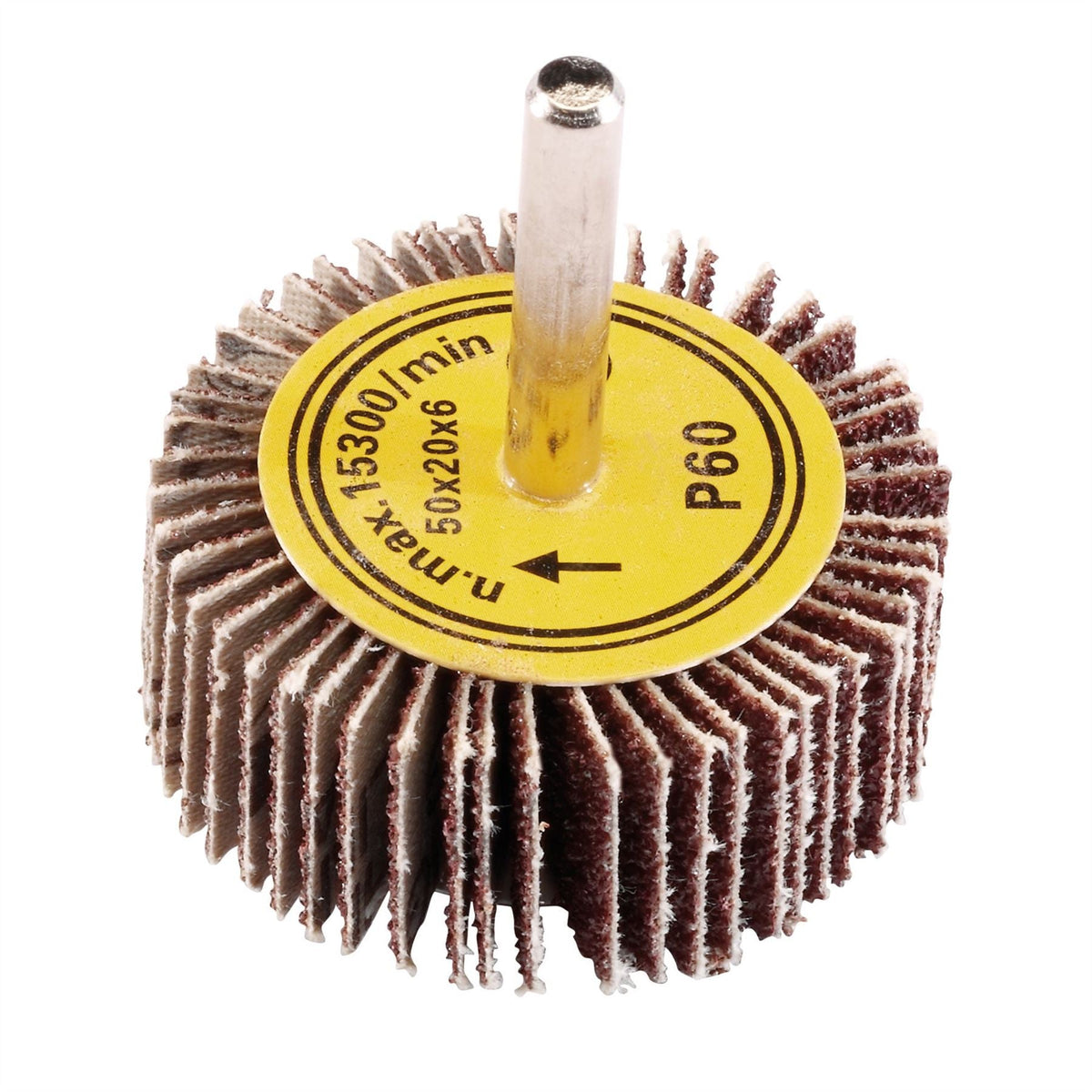 Draper Abrasive Flap Wheel 50 x 20mm 60 Grit 76452  White Rose Tools