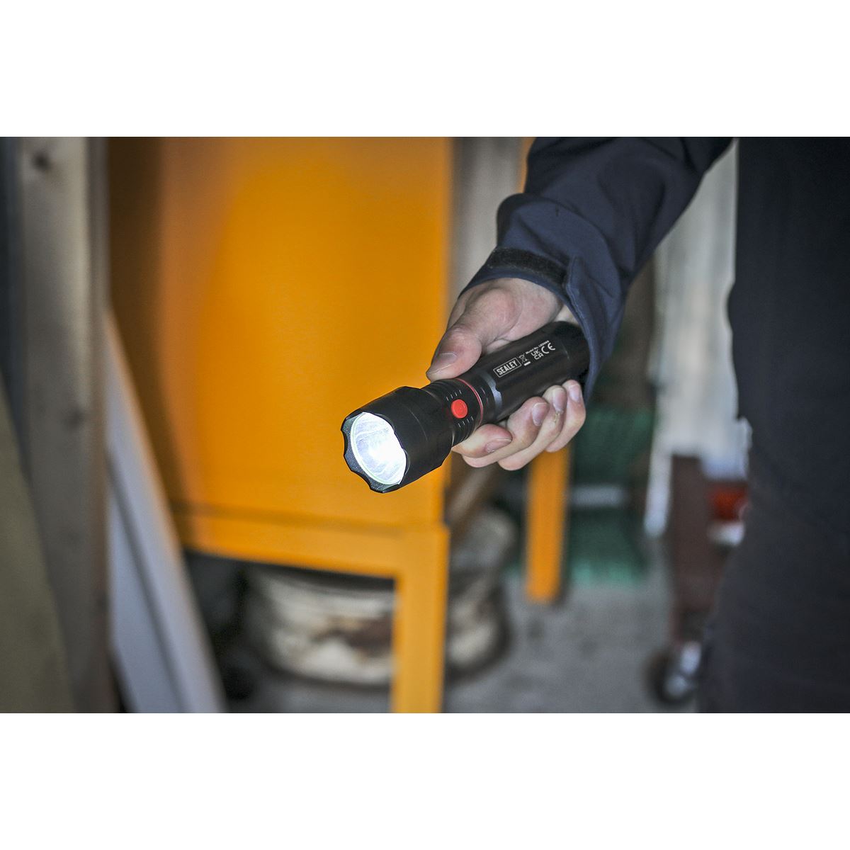 Sealey Torch/Inspection Light 3W COB & 3W LED 4 x AAA Cell 