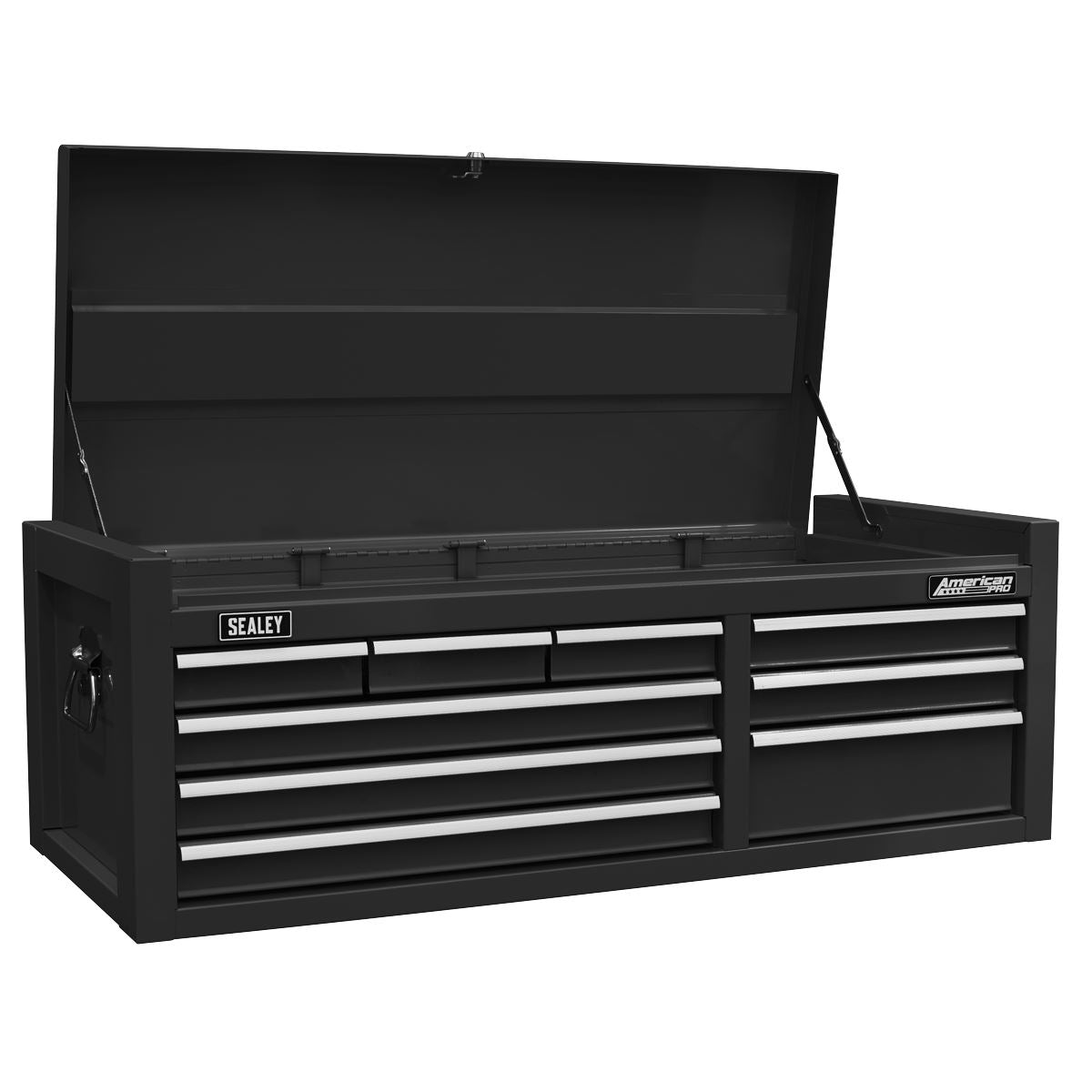 Sealey American Pro Topchest 9 Drawer with Ball Bearing Slides - Black