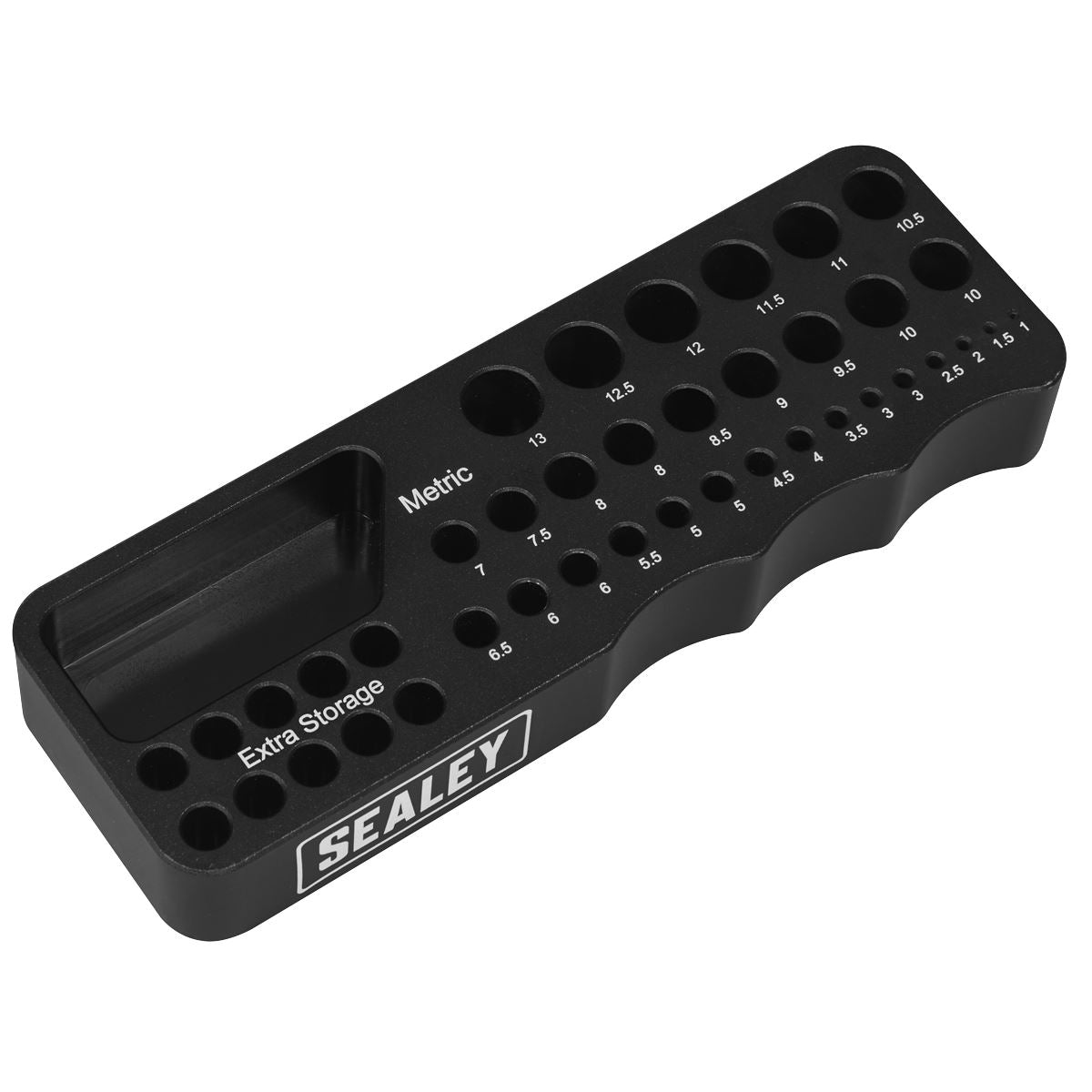 Sealey Heavy-Duty 40 Hole Drill Bit Stand  White Rose Tools