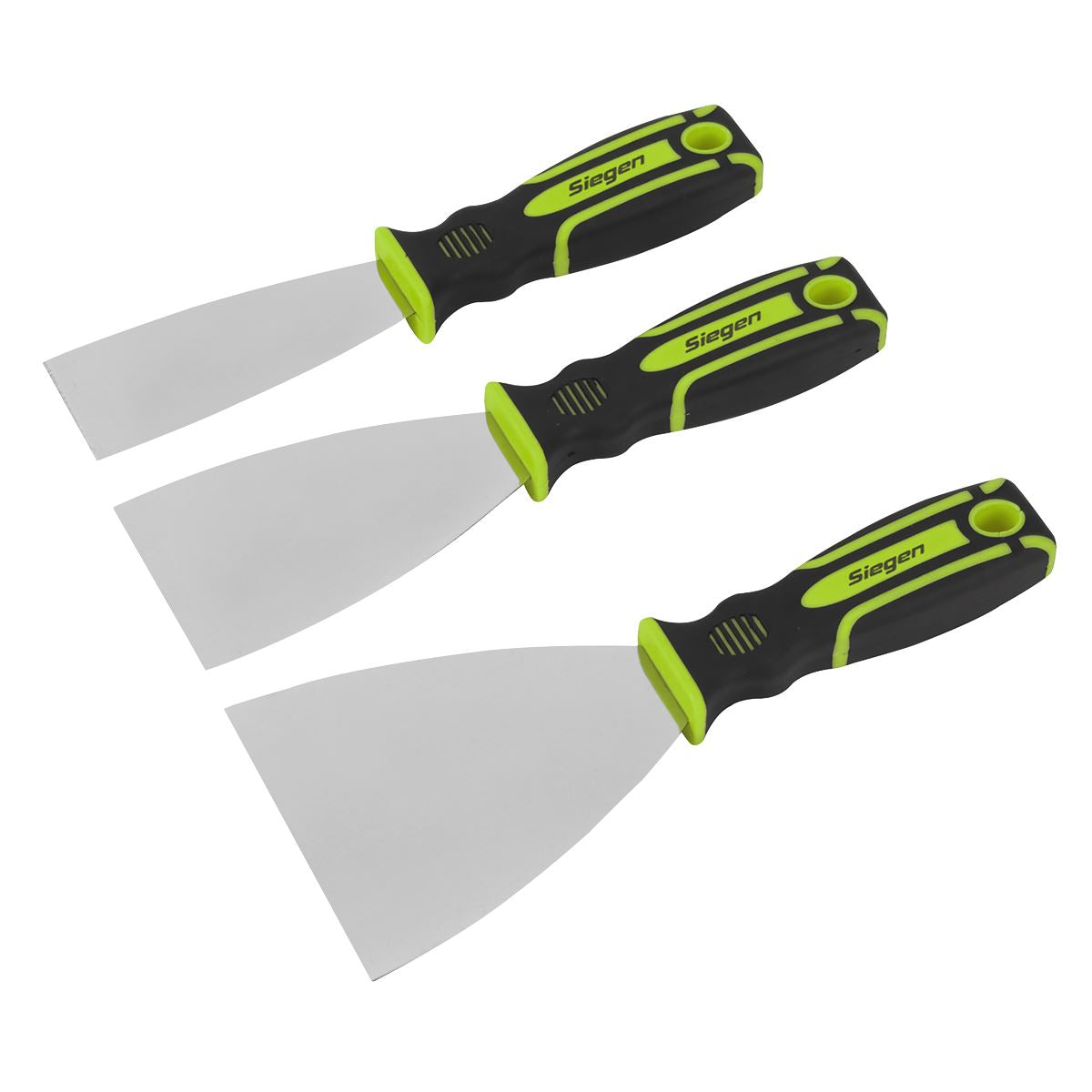 Siegen by Sealey 3 Piece Scraper Set 38mm 60mm 90mm