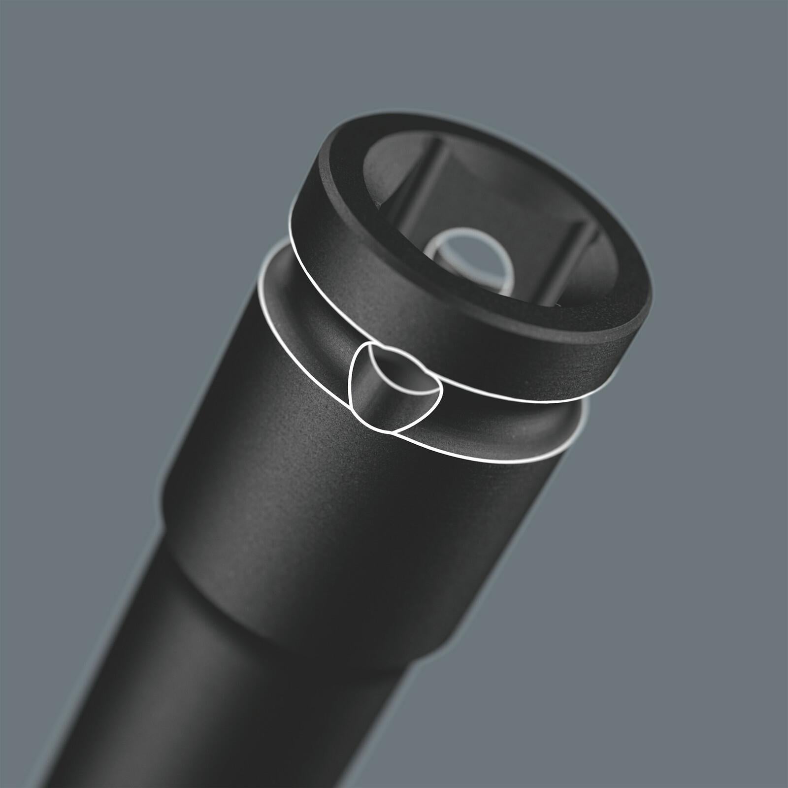 Wera Impact Socket Deep 3/8" Drive 8790 B Impaktor Metric Imperial - Choose Size  White Rose Tools