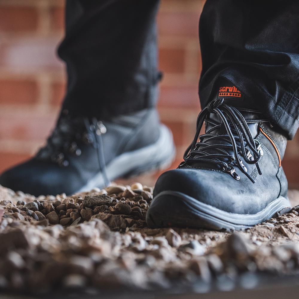 Scruffs Rafter Safety Boots Black - Choose Size 