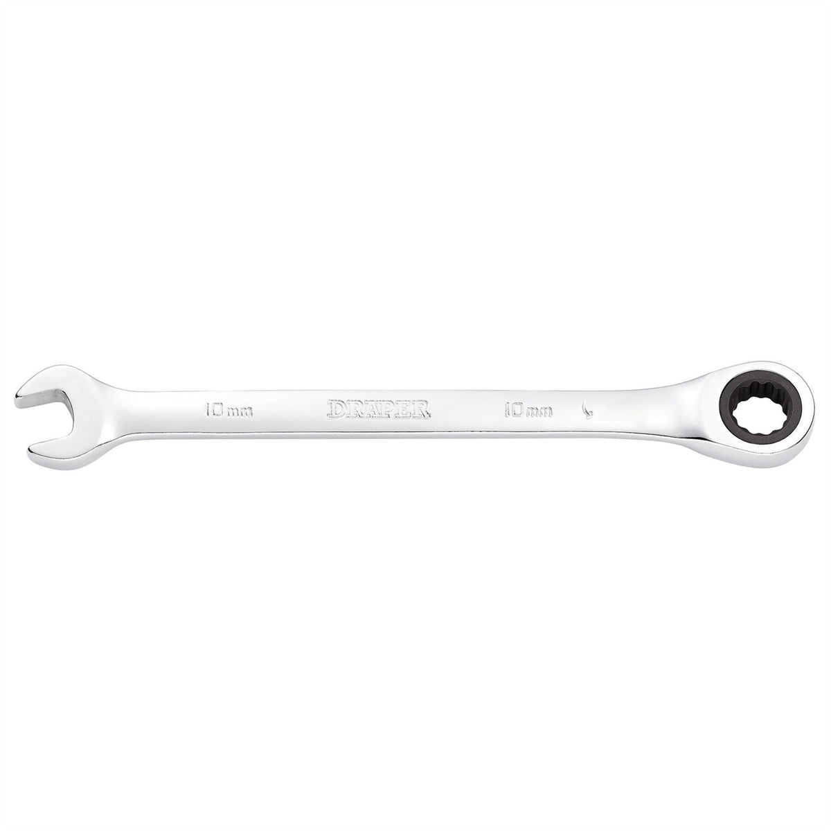 Draper Metric Ratcheting Combination Spanner 10mm 31007  White Rose Tools