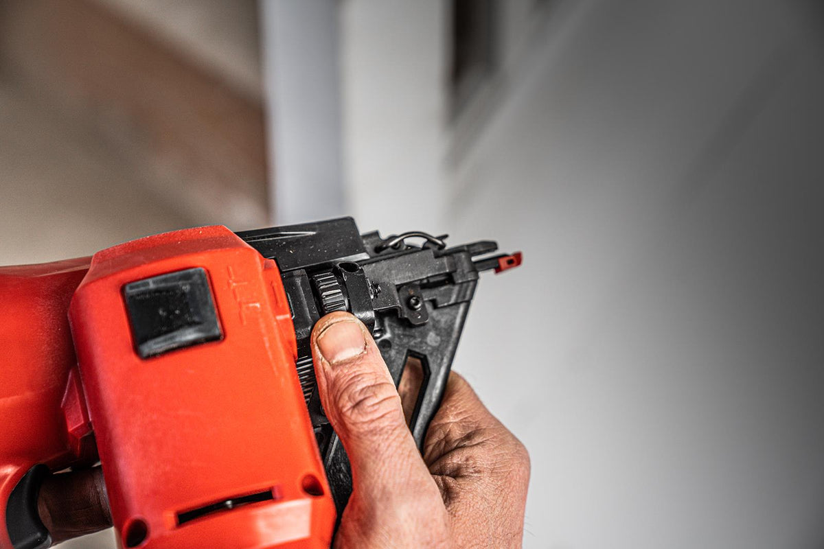 Milwaukee M18 18V FUEL 16 Gauge Angled Nail Finishing Nailer 2-Mode Bare Unit M18FN16GA-0  White Rose Tools