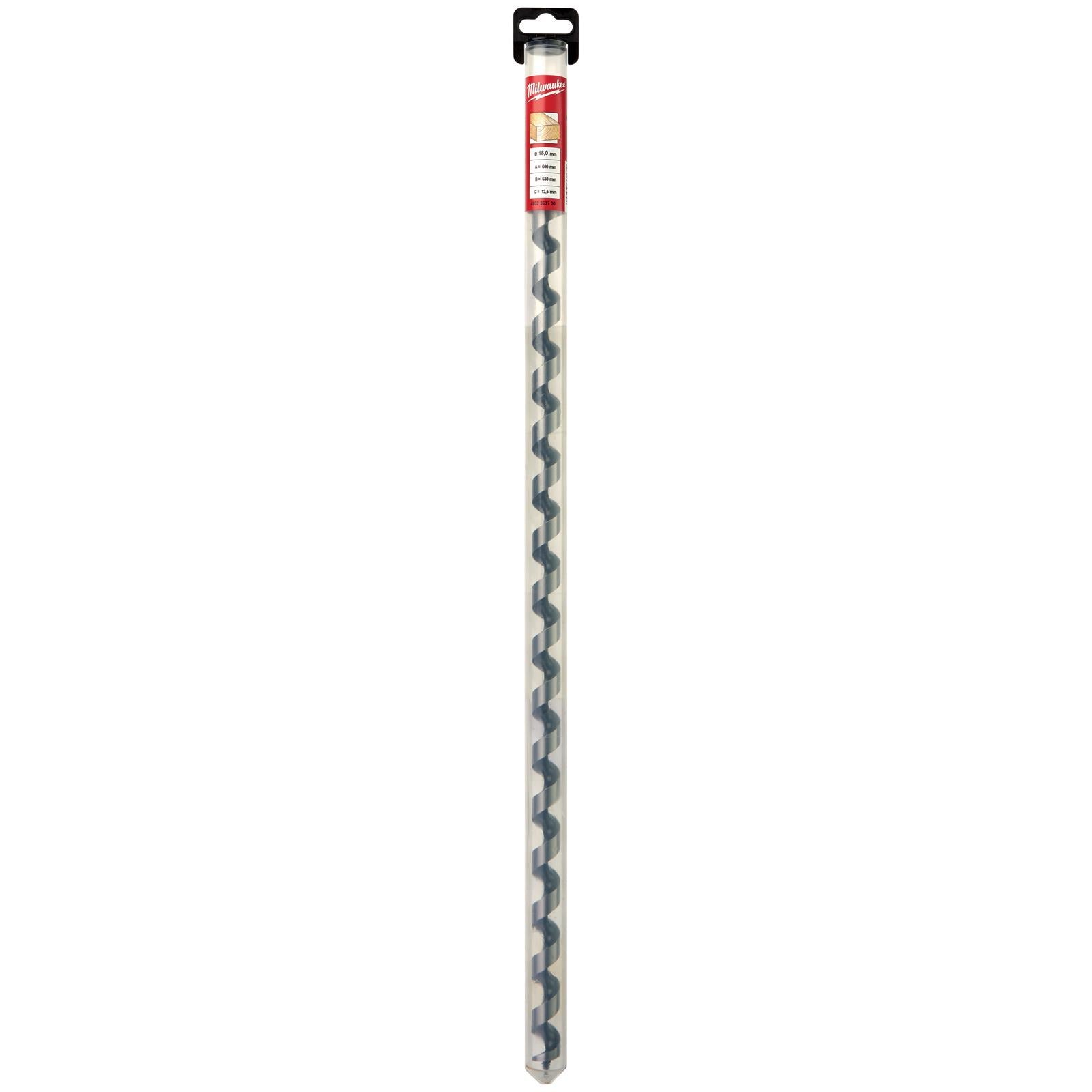 Milwaukee Wood Auger Drill Bits 600mm Overall Length 