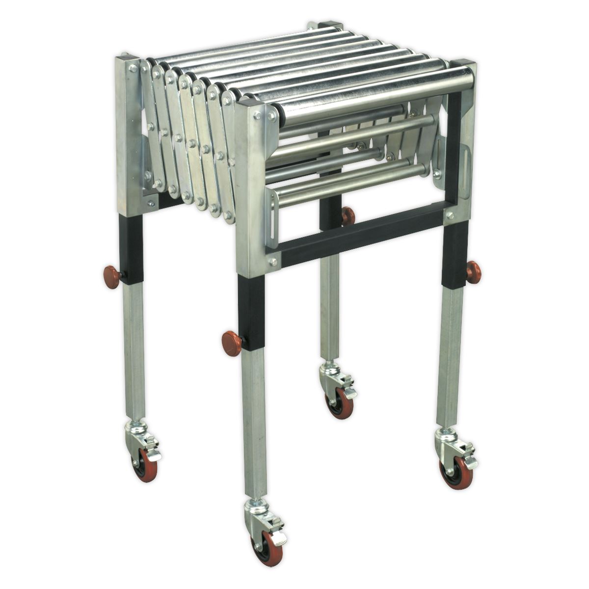 Sealey Adjustable Roller Stand 450-1300mm 130kg Capacity 