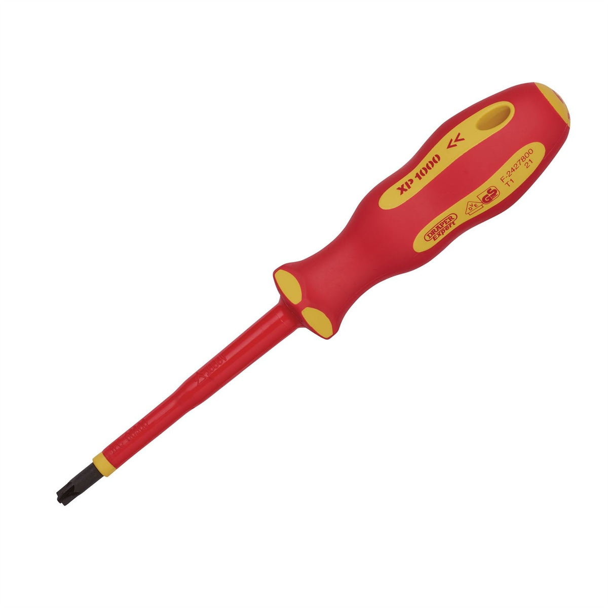 Draper XP1000 VDE PZ/SL Type Screwdriver No.2 x 100mm 64495  White Rose Tools