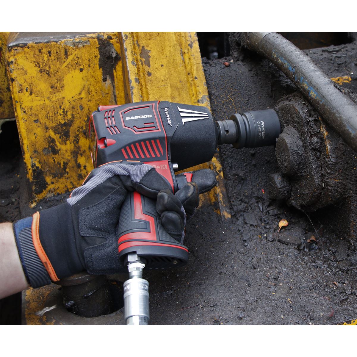 Sealey Premier Composite Air Impact Wrench 1/2"Sq Drive - Twin Hammer 