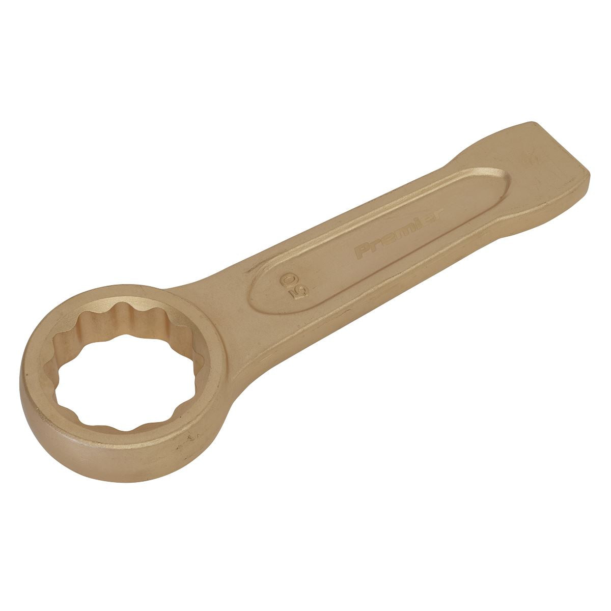 Sealey Premier Slogging Spanner Ring End 50mm - Non-Sparking 