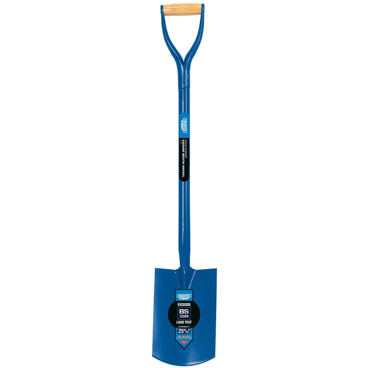 Draper Expert All Steel Contractors Square Mouth Spade 88633  White Rose Tools