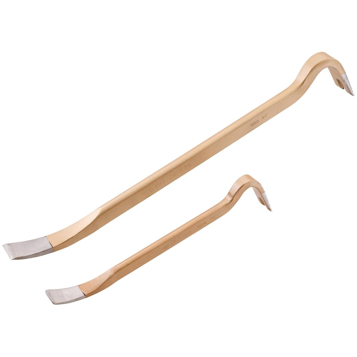 Roughneck 350 & 550mm (14 & 22in) Gold Gorilla Pry Bar Set 94-402  White Rose Tools
