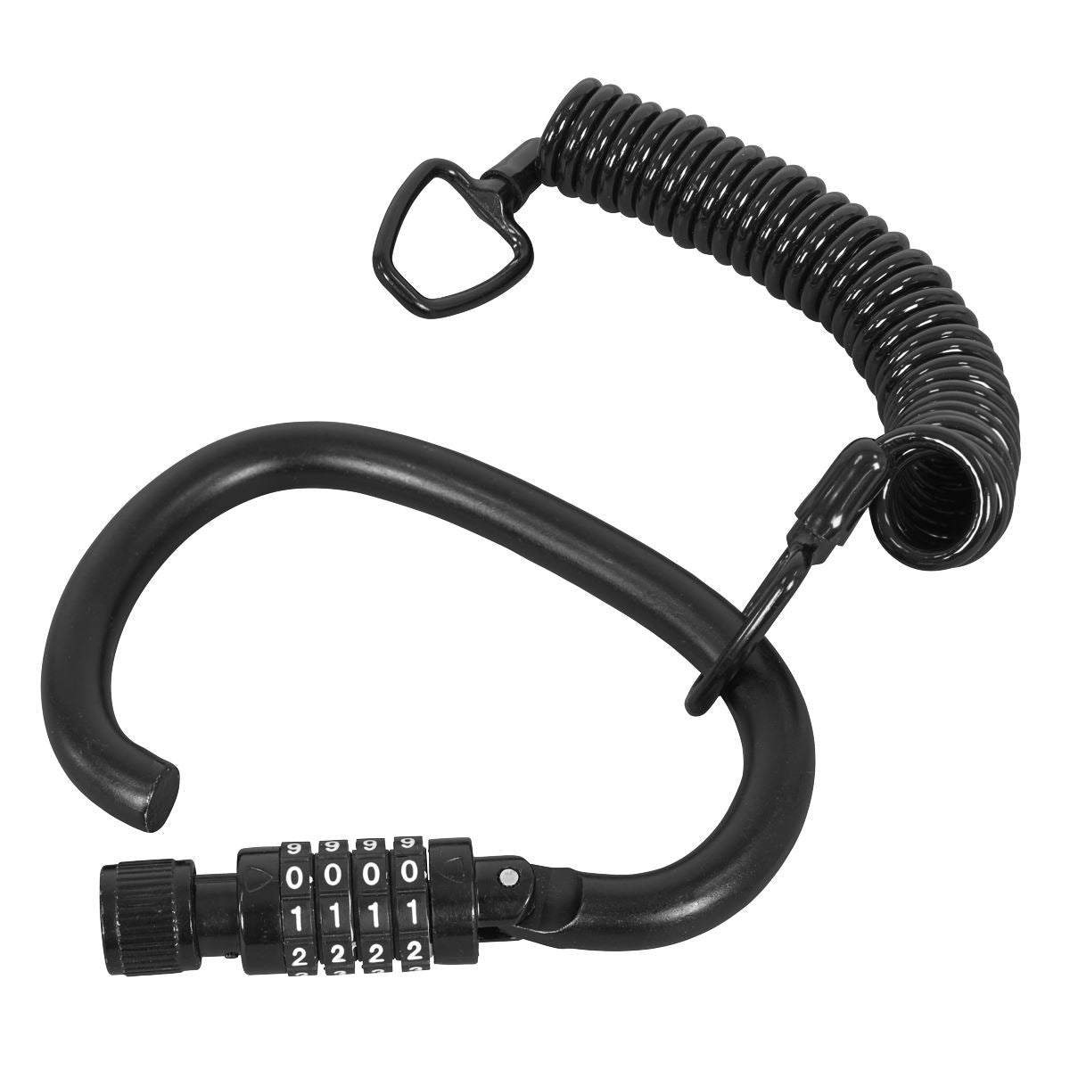 Sealey Helmet/Gear Lock With Cable 