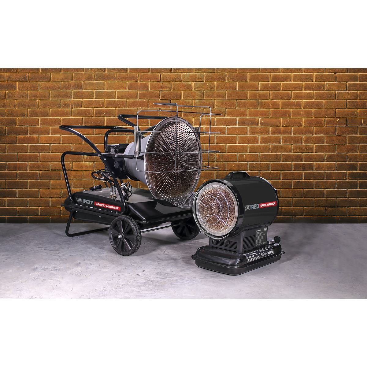 Sealey Space Warmer® Infrared Paraffin/Kerosene/Diesel Heater 70,000Btu/hr