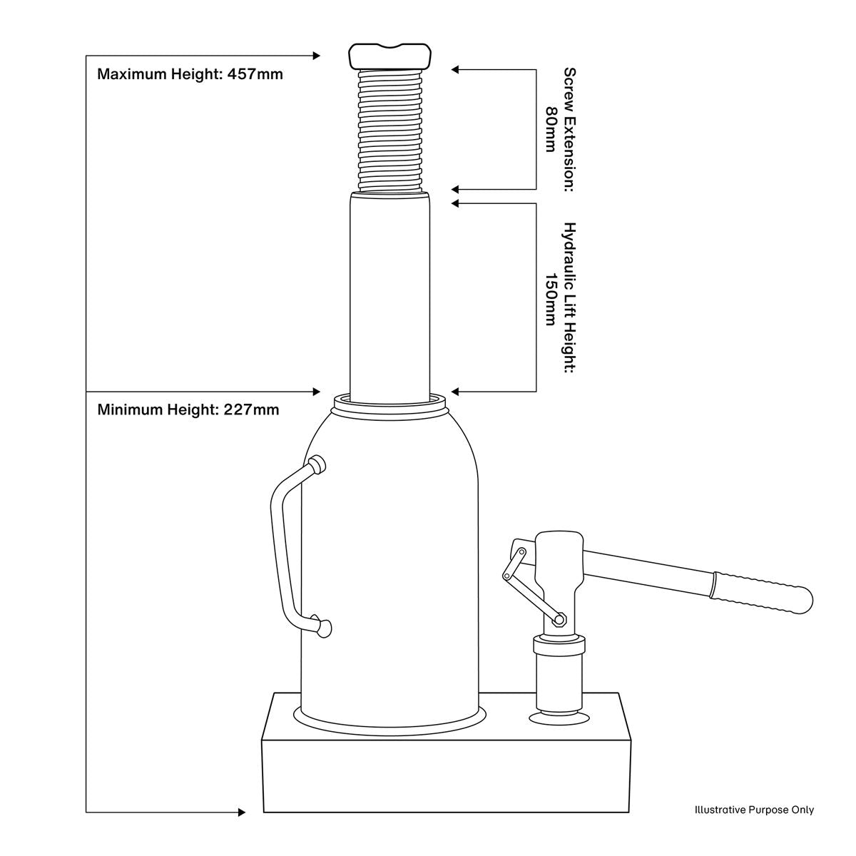 Sealey Bottle Jack 12 Tonne